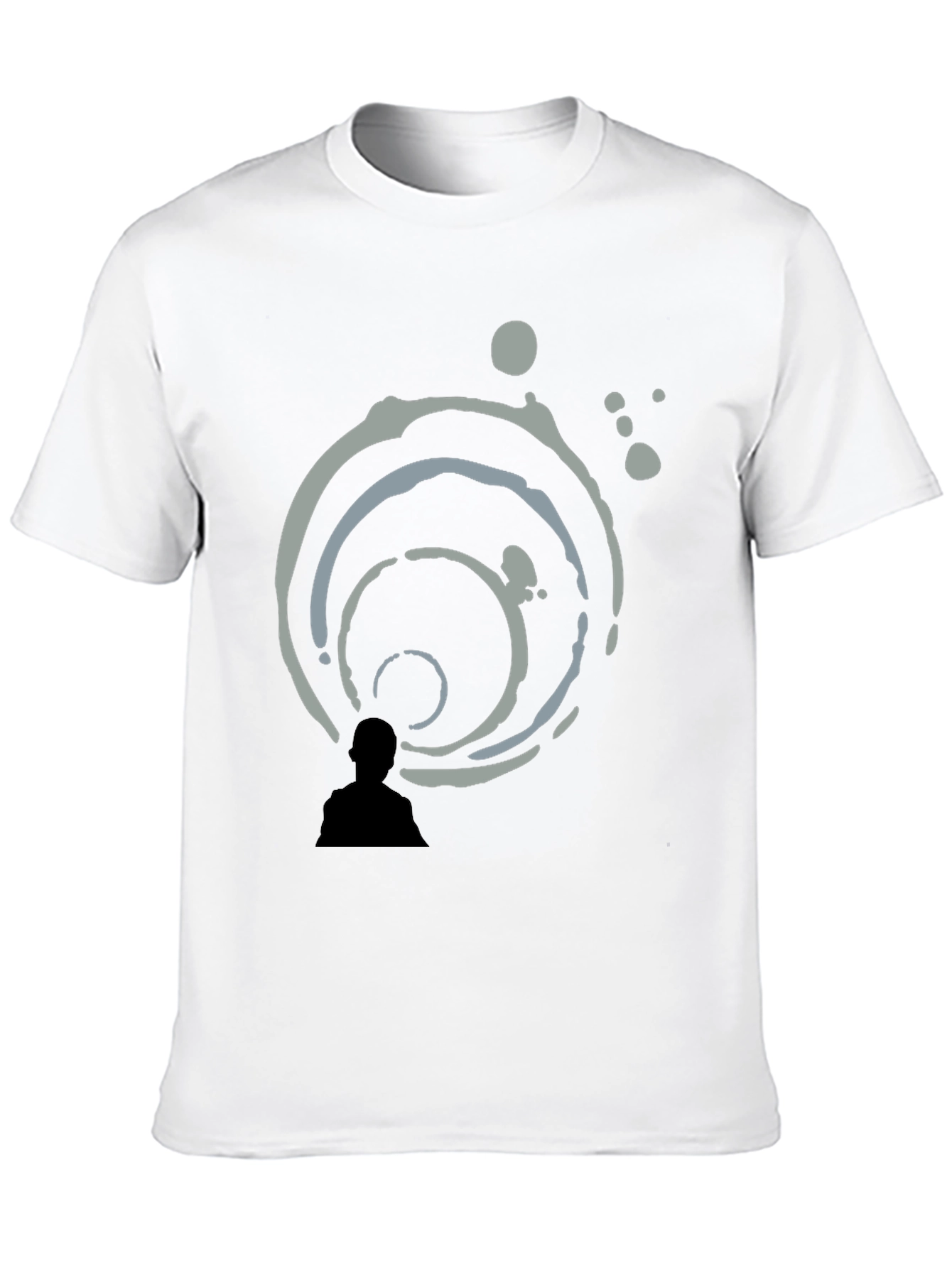 Abstract Art Black T-Shirt