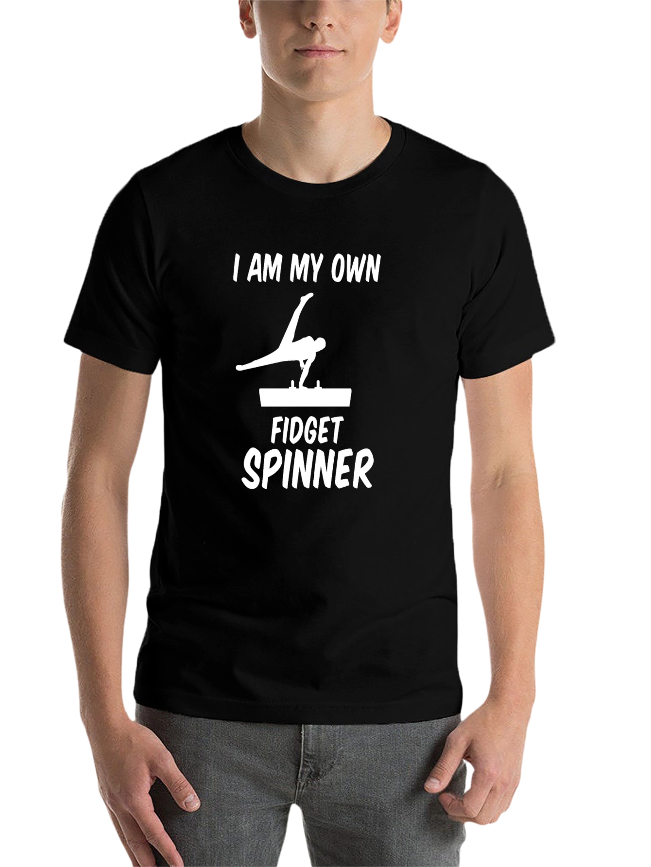I Am My Own Fidget Spinner Black T-Shirt