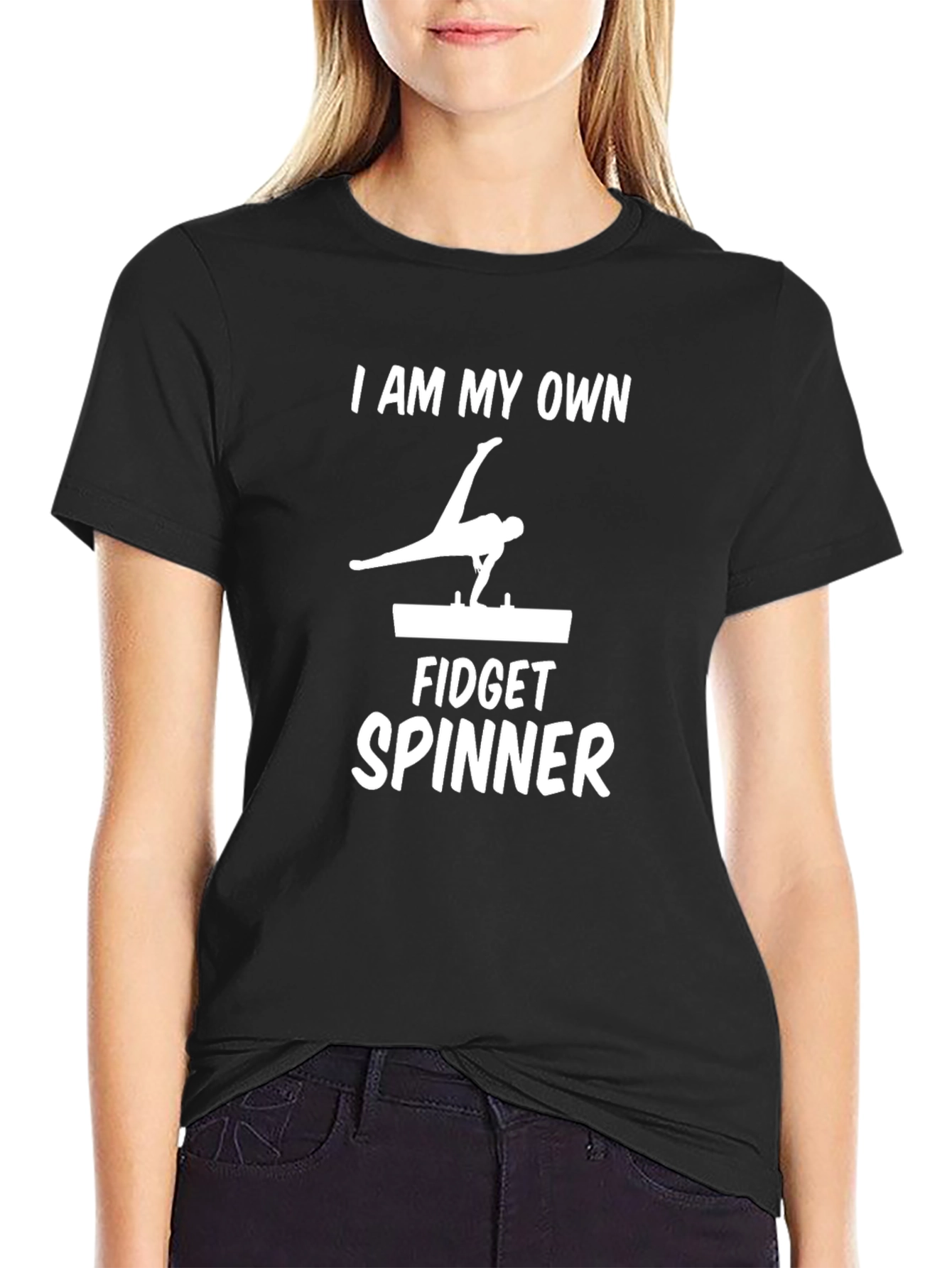 I Am My Own Fidget Spinner Black T-Shirt