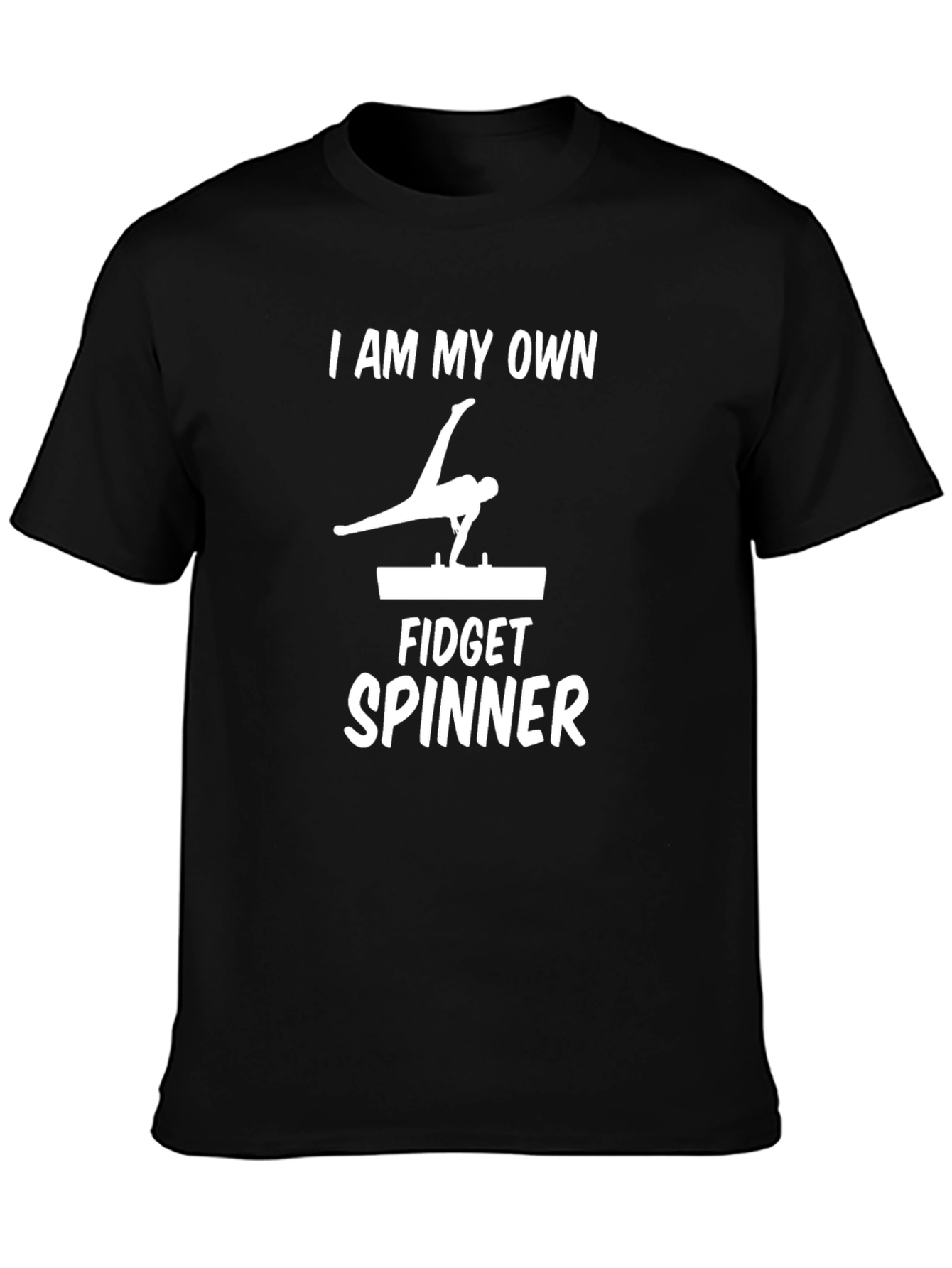 I Am My Own Fidget Spinner Black T-Shirt