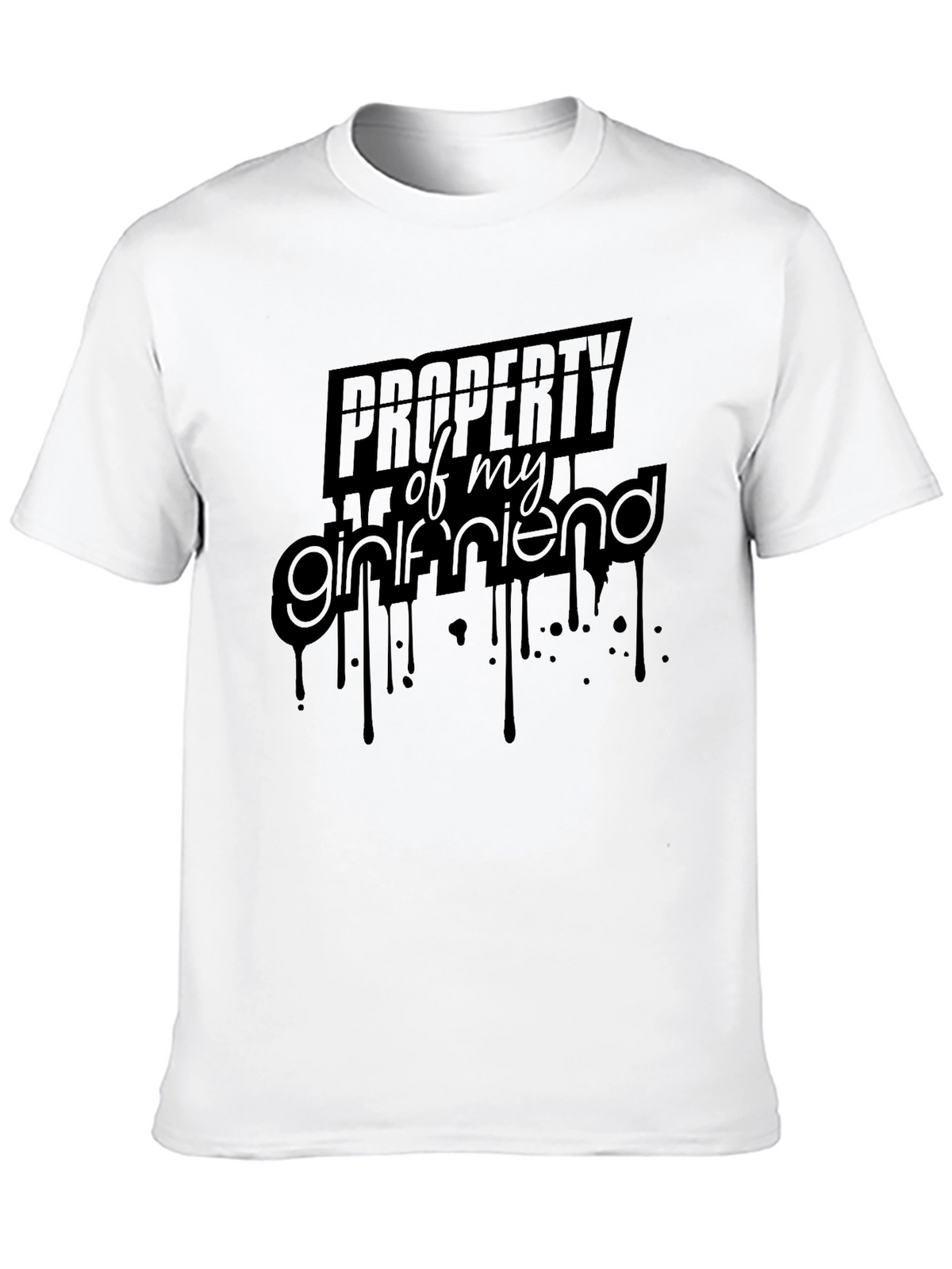 Property of My Girlfriend - Mens Black Graphic Tee
