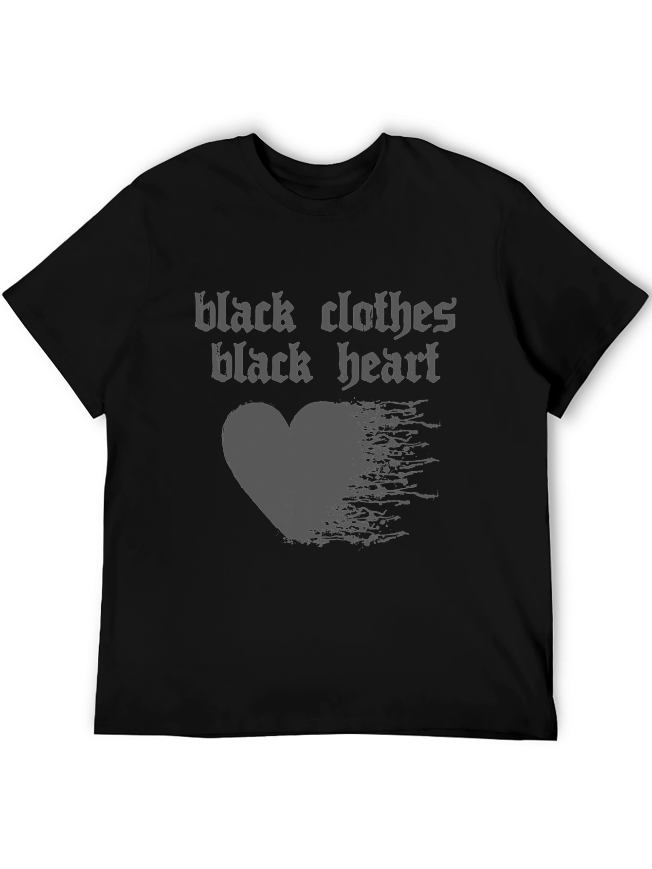 Black Clothes Black Heart Graphic T-Shirt