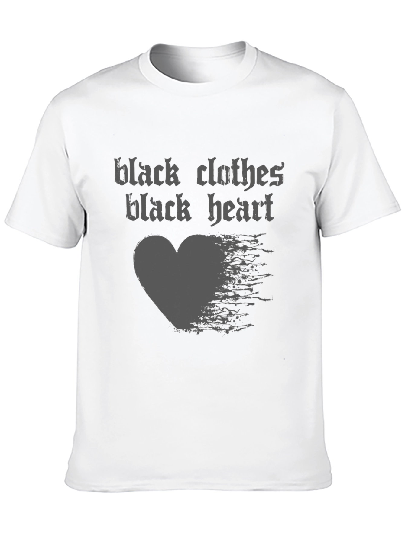 Black Clothes Black Heart Graphic T-Shirt