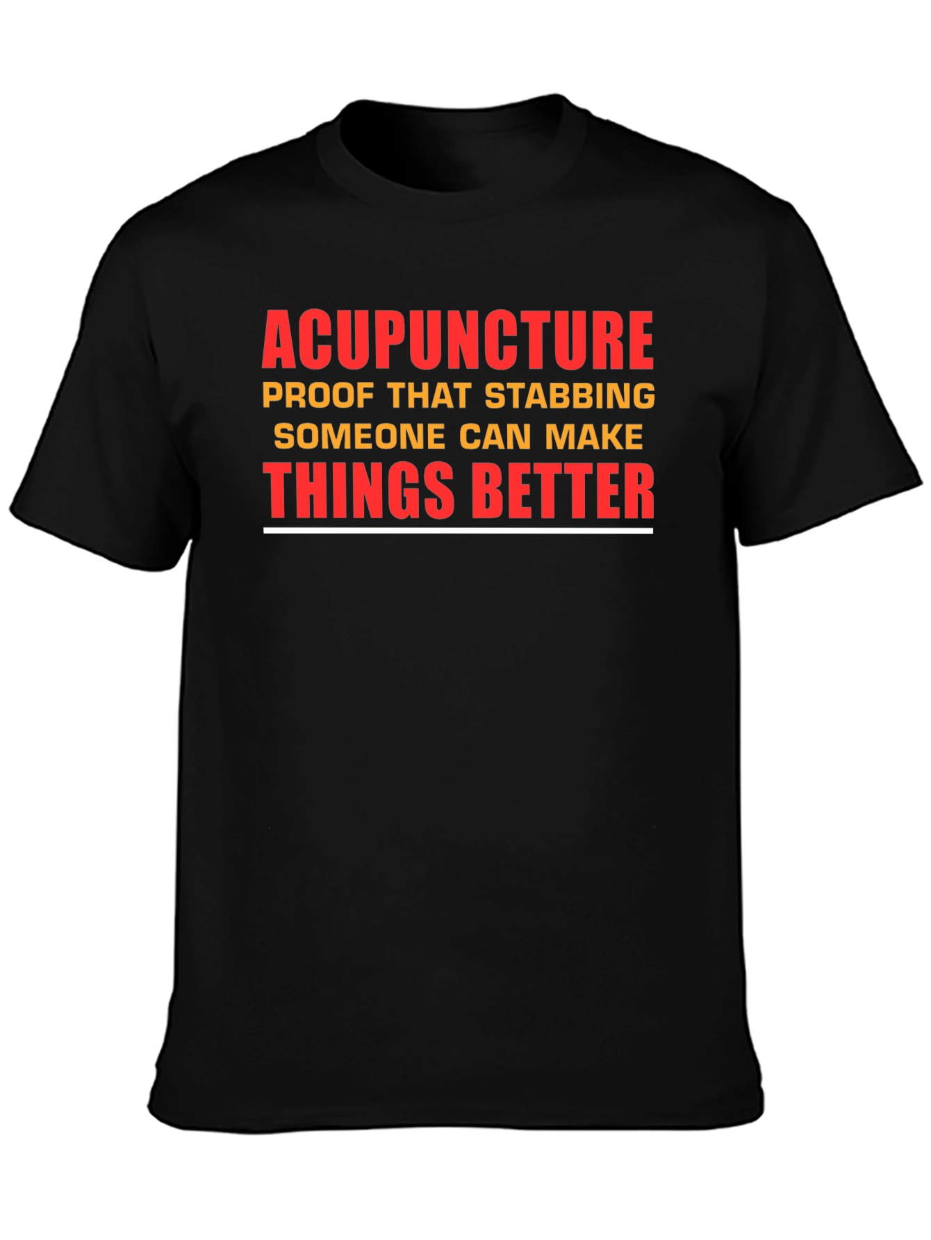 Acupuncture Stabbing T-Shirt - Funny Graphic Tee