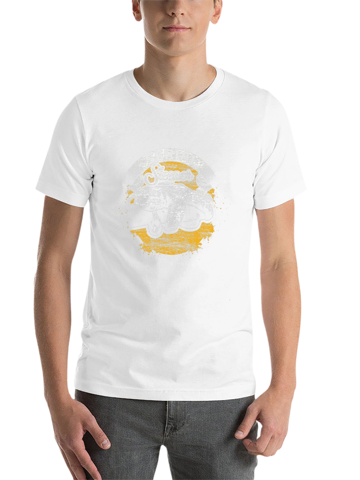 Serial Sleeper Graphic T-Shirt - Black Cotton Tee