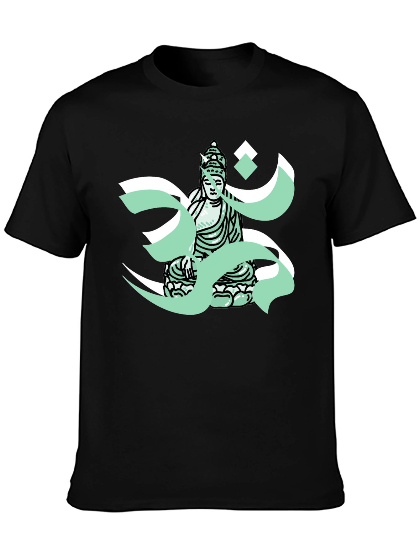 Buddha Om T-Shirt - Meditative Graphic Tee