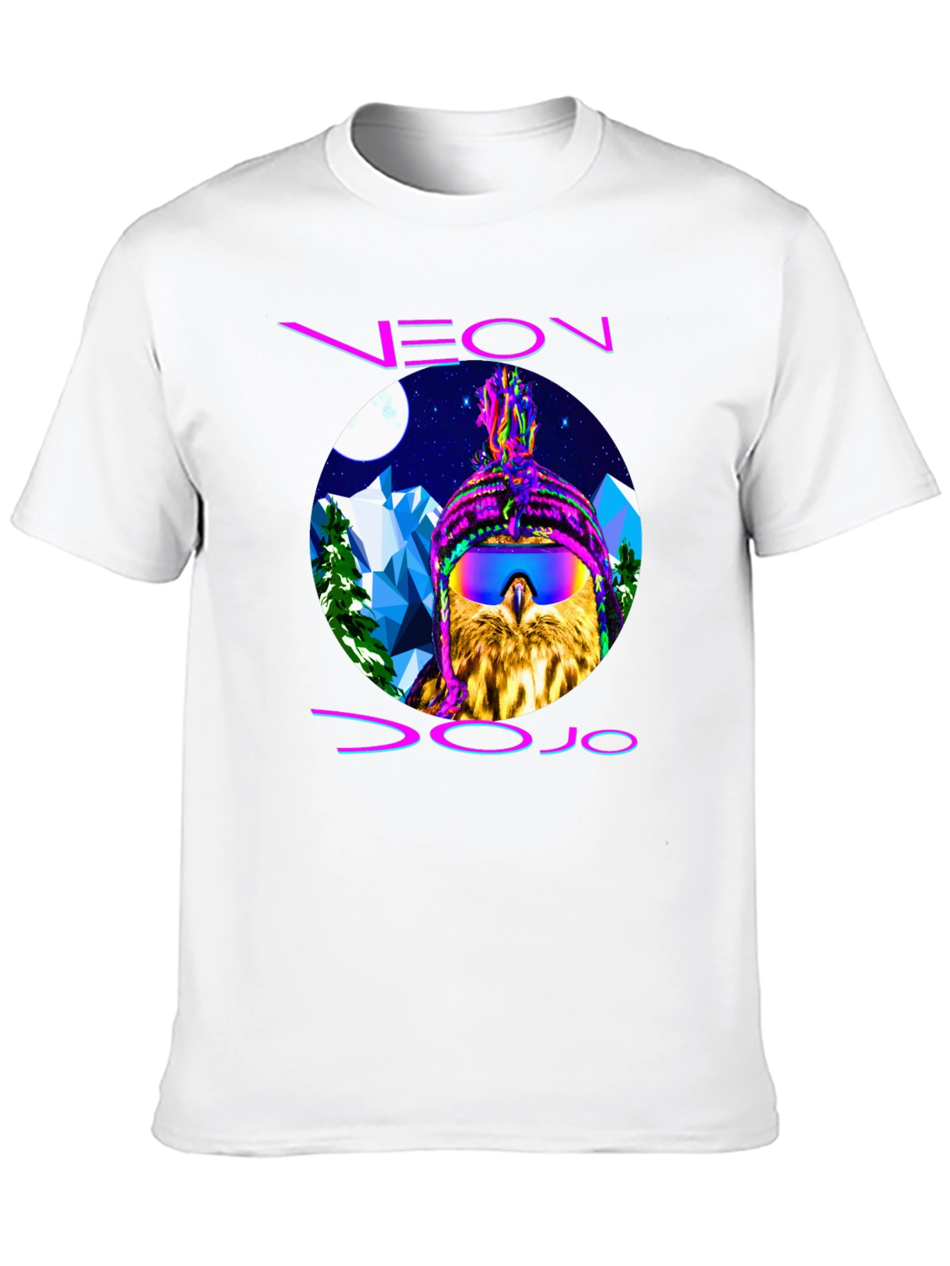 Neon Dojo Owl T-Shirt - Graphic Print Tee
