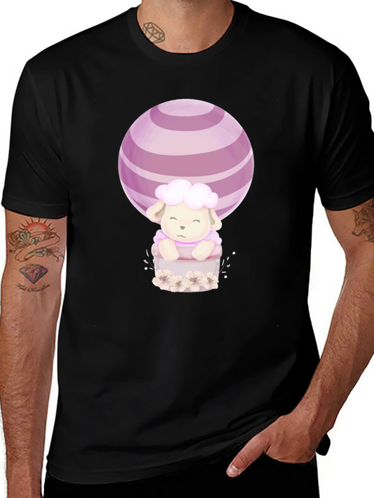 Cute Sheep Lollipop Graphic Tee - Unisex