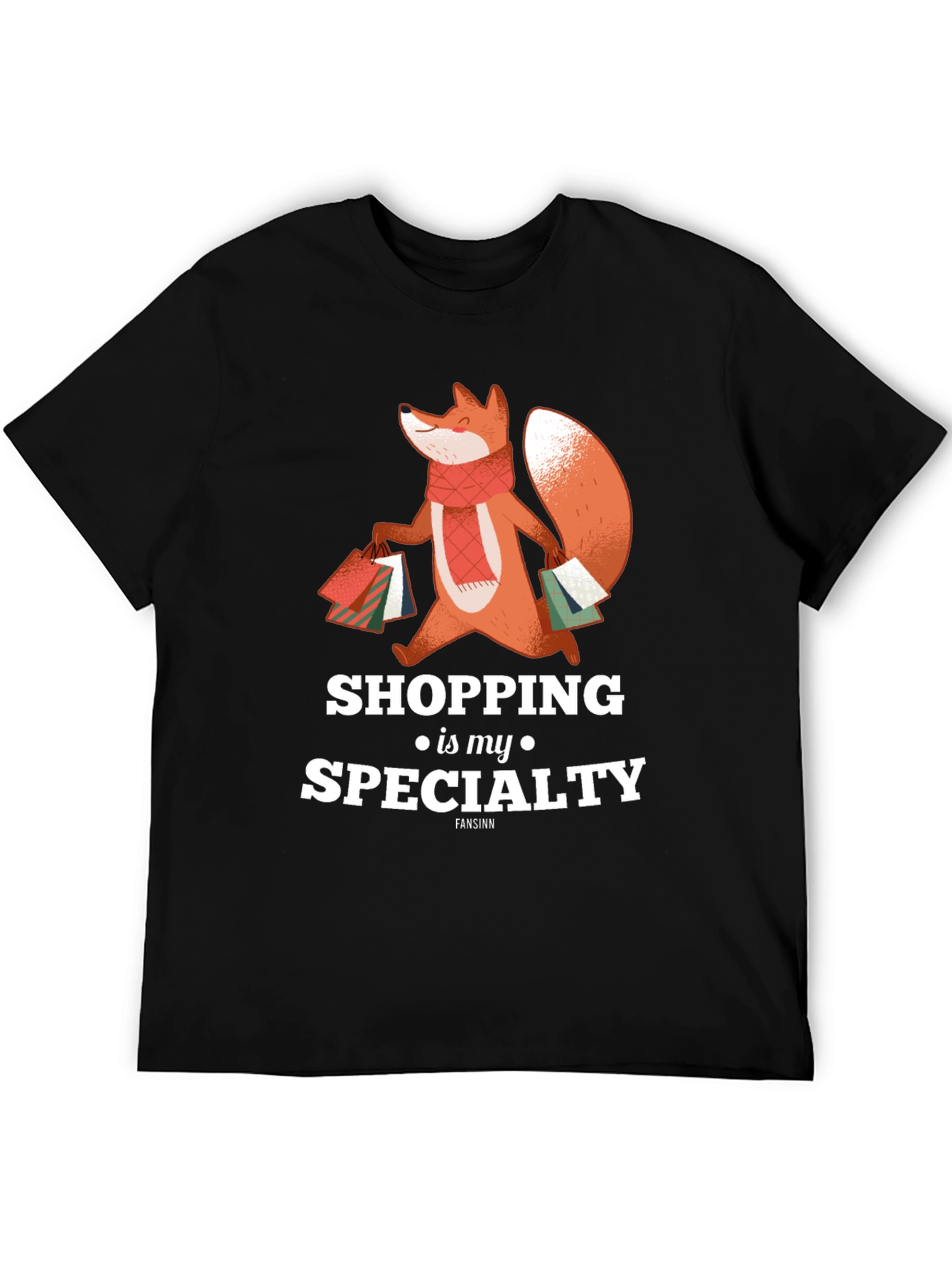 Shopping Fox T-Shirt - Specialty Design