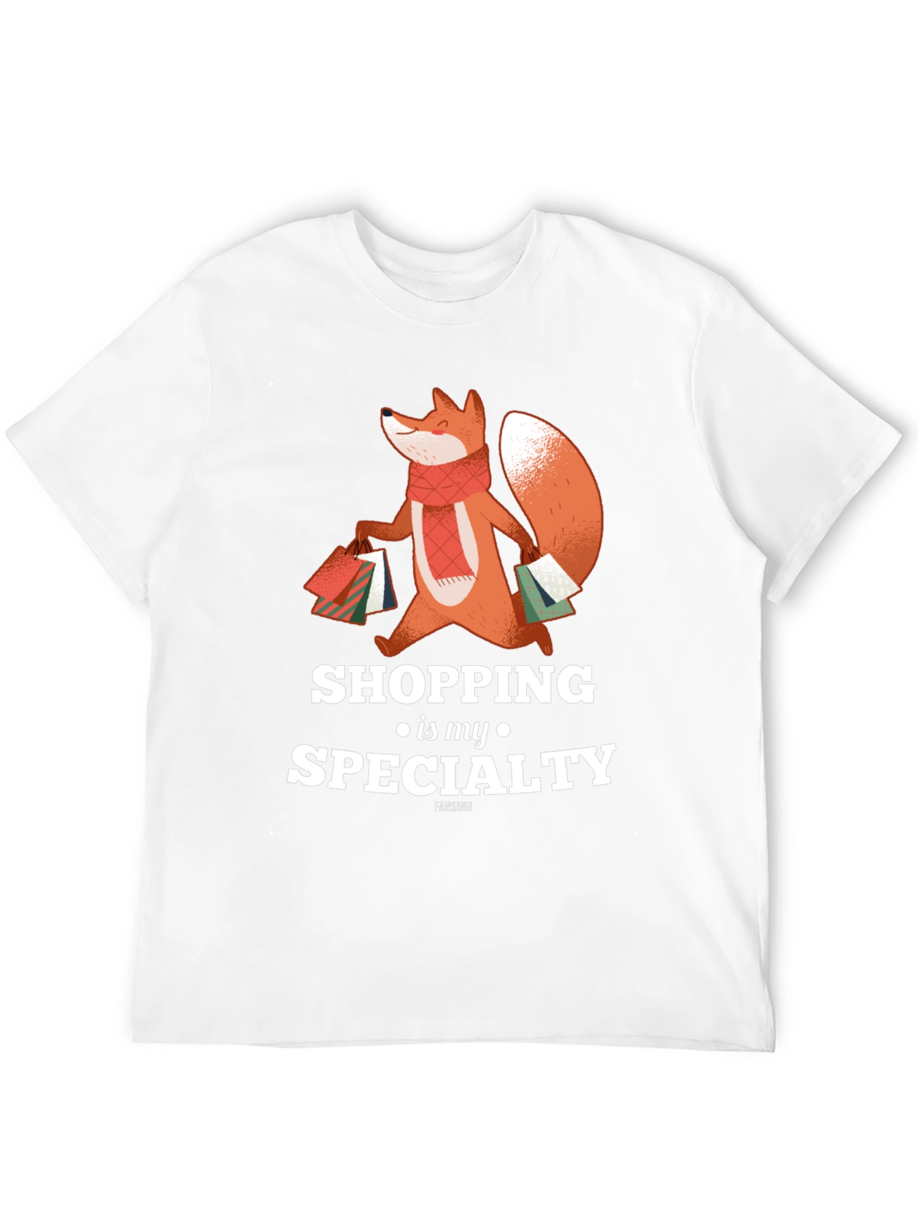 Shopping Fox T-Shirt - Specialty Design