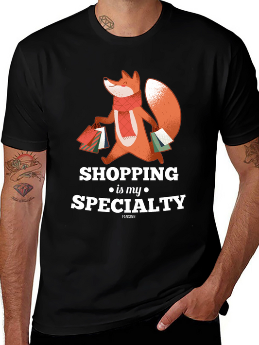 Shopping Fox T-Shirt - Specialty Design