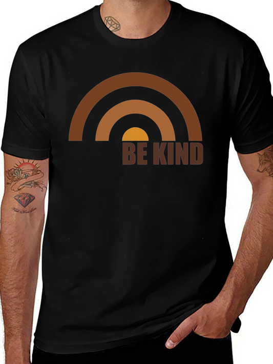 Be Kind Rainbow Graphic T-Shirt