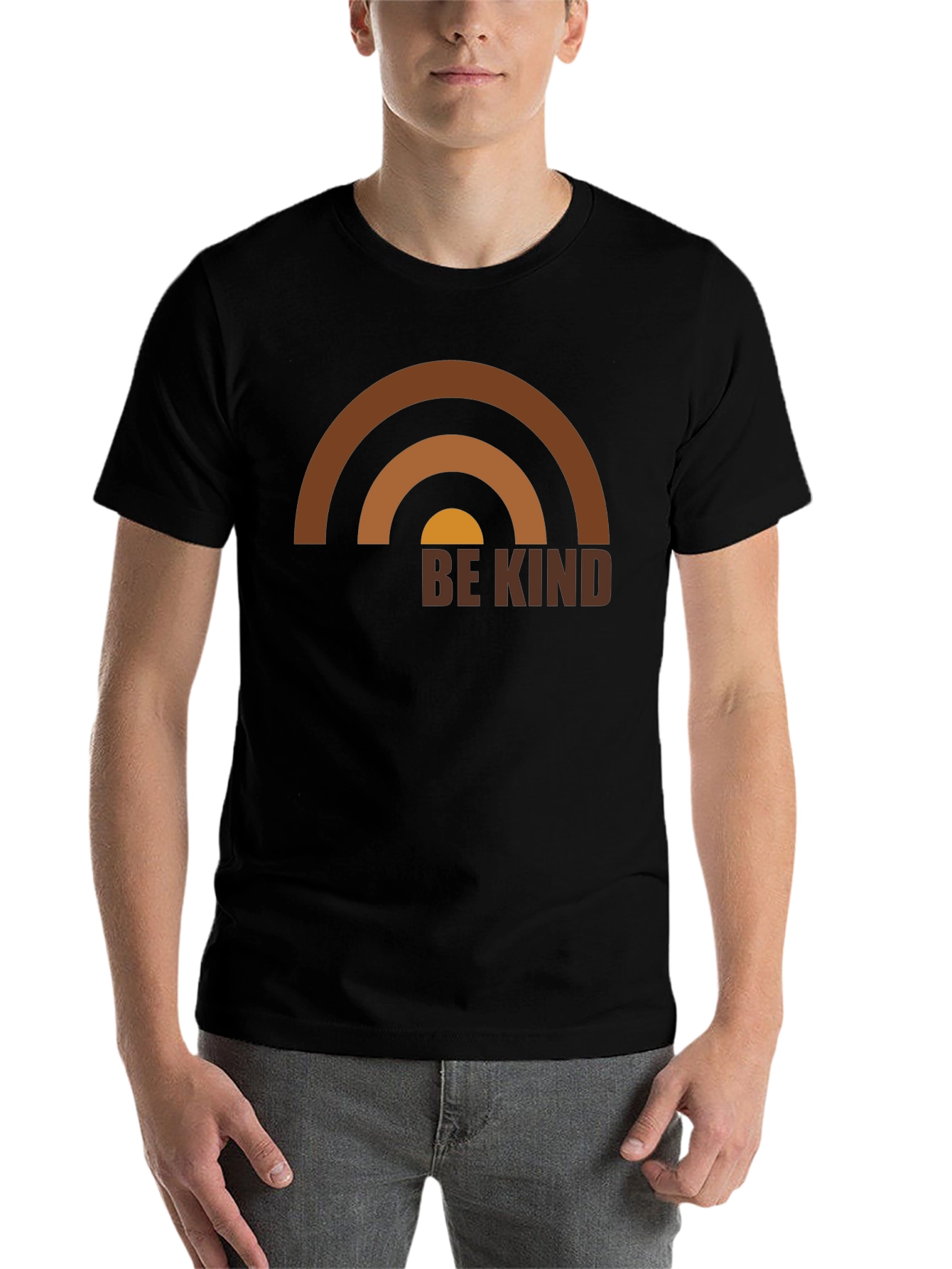 Be Kind Rainbow Graphic T-Shirt