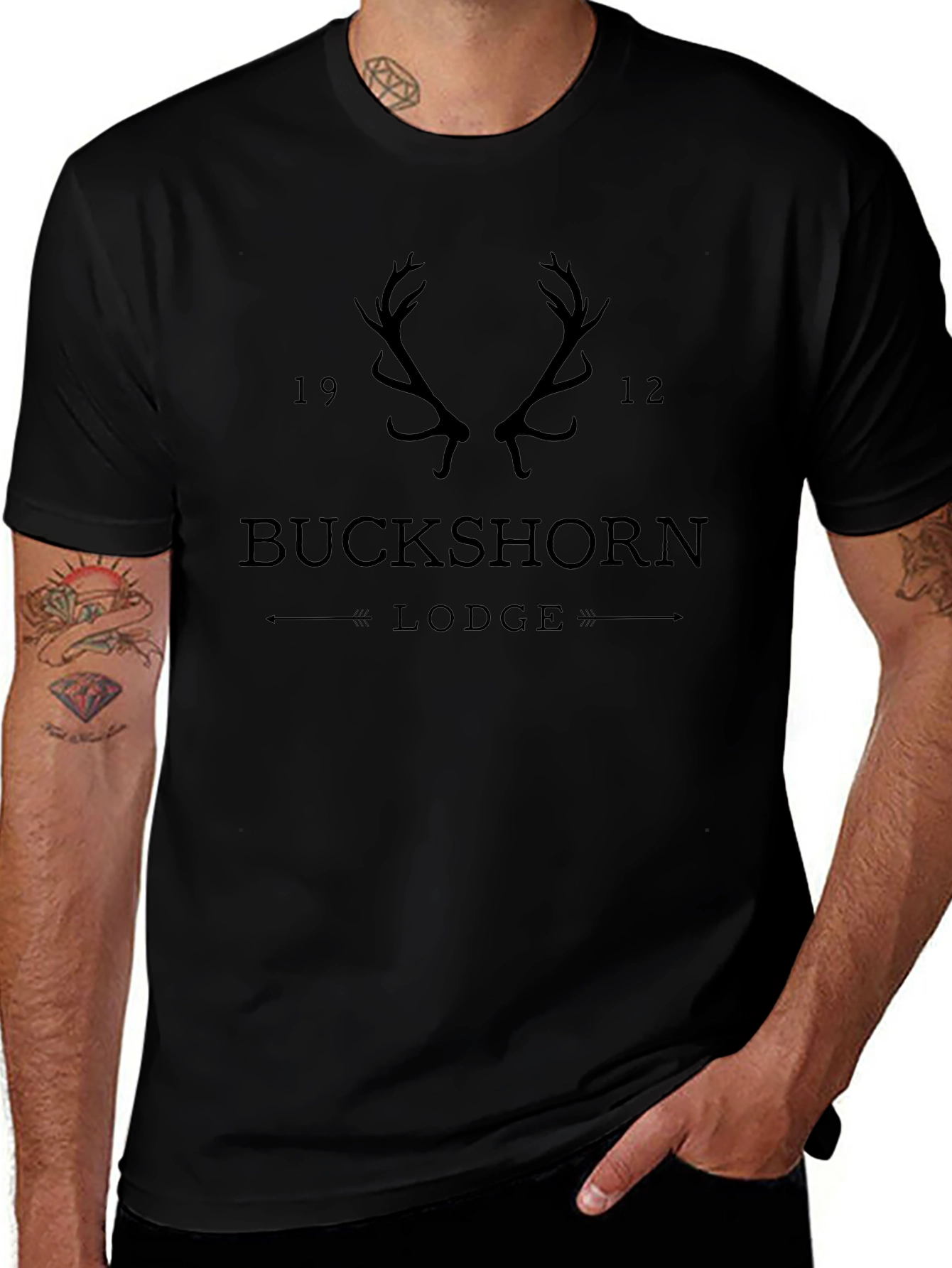 Buckshorn Lodge Black T-Shirt
