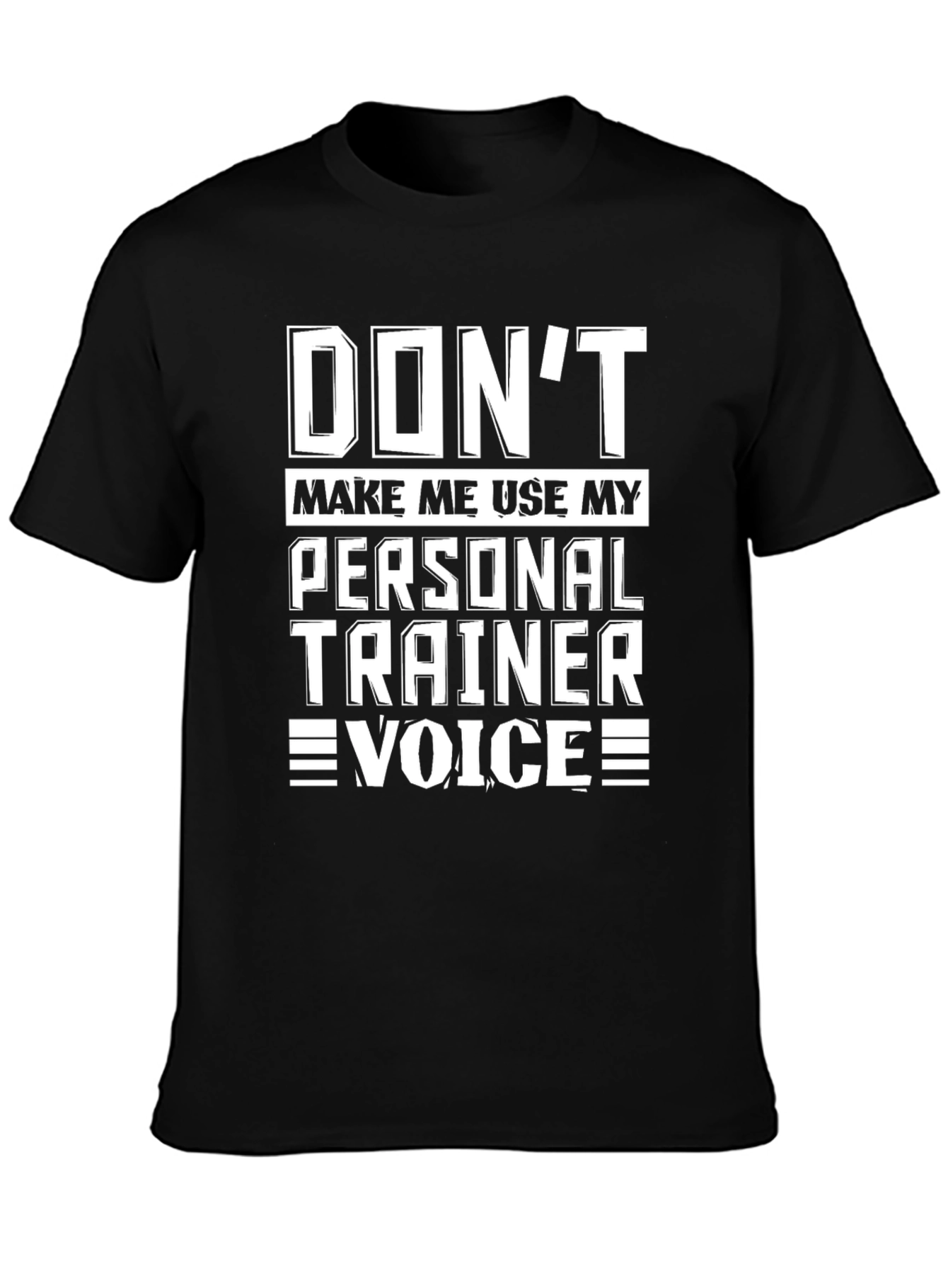 Funny Personal Trainer Black T-Shirt