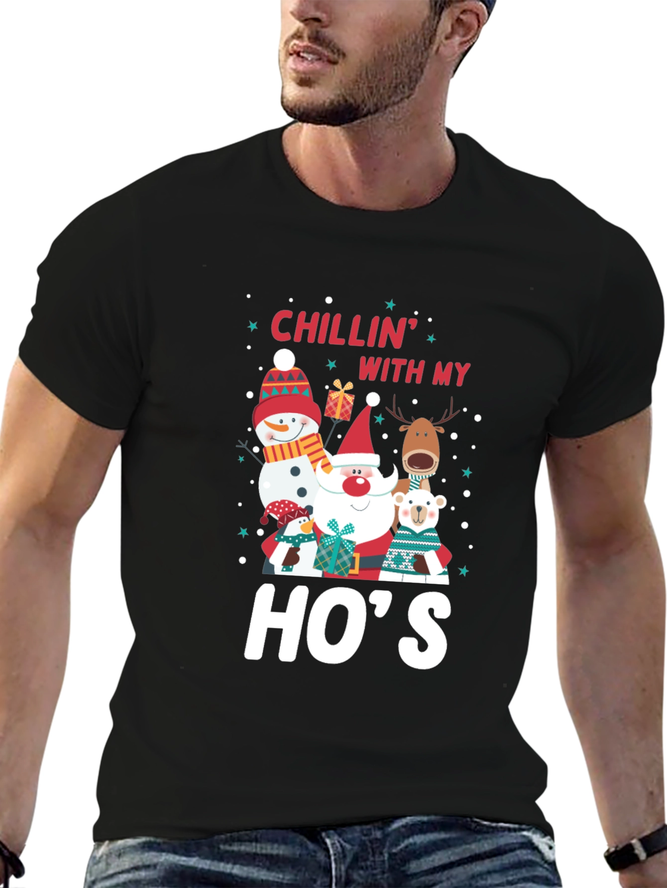 Chillin With My Hos Holiday T-Shirt