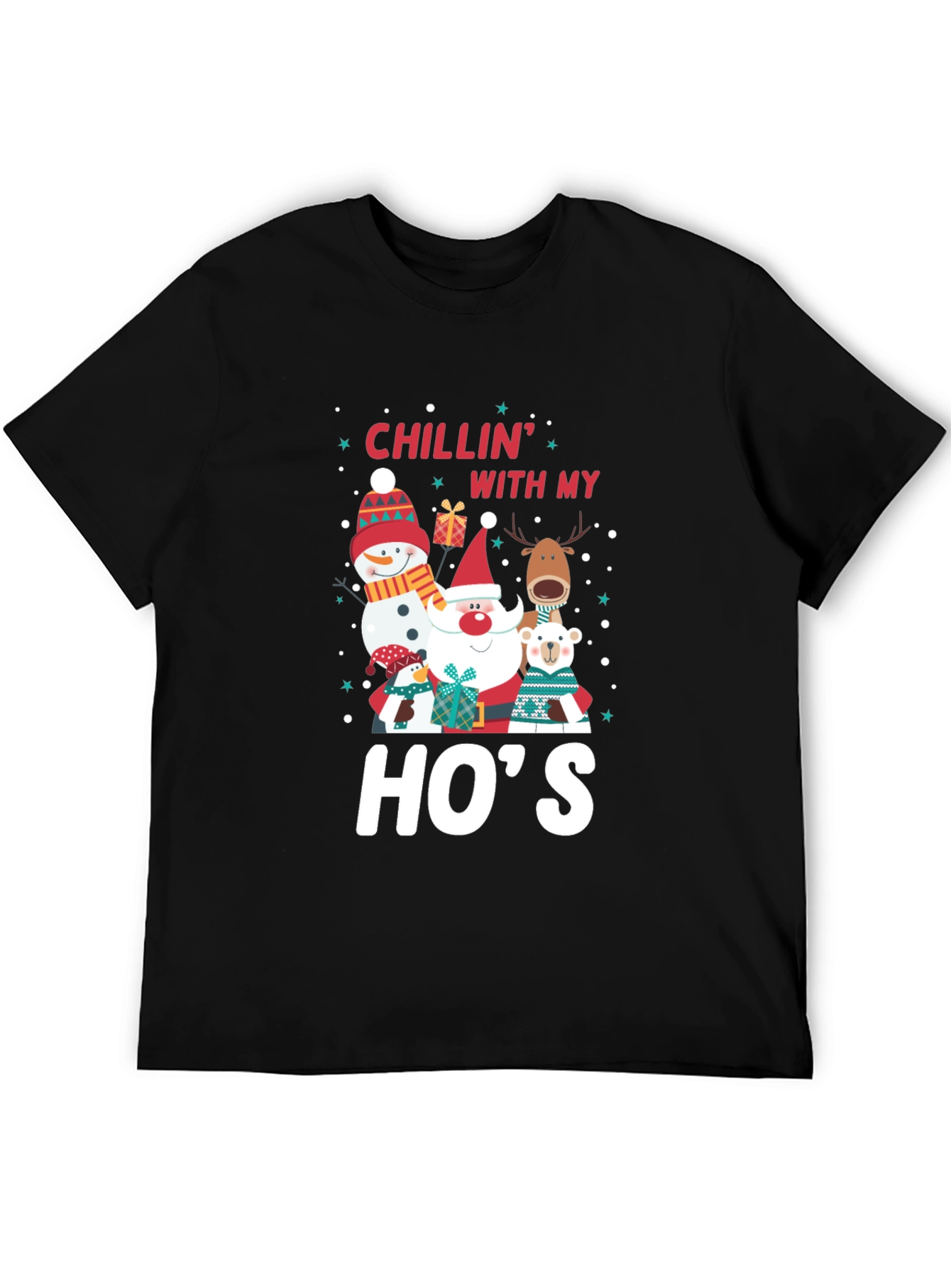 Chillin With My Hos Holiday T-Shirt