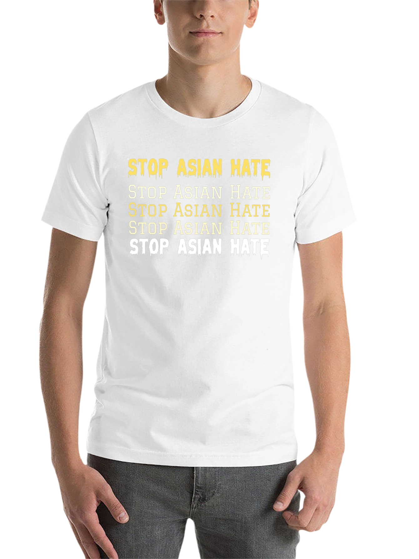 Stop Asian Hate Graphic Tee - Unisex Activism T-Shirt
