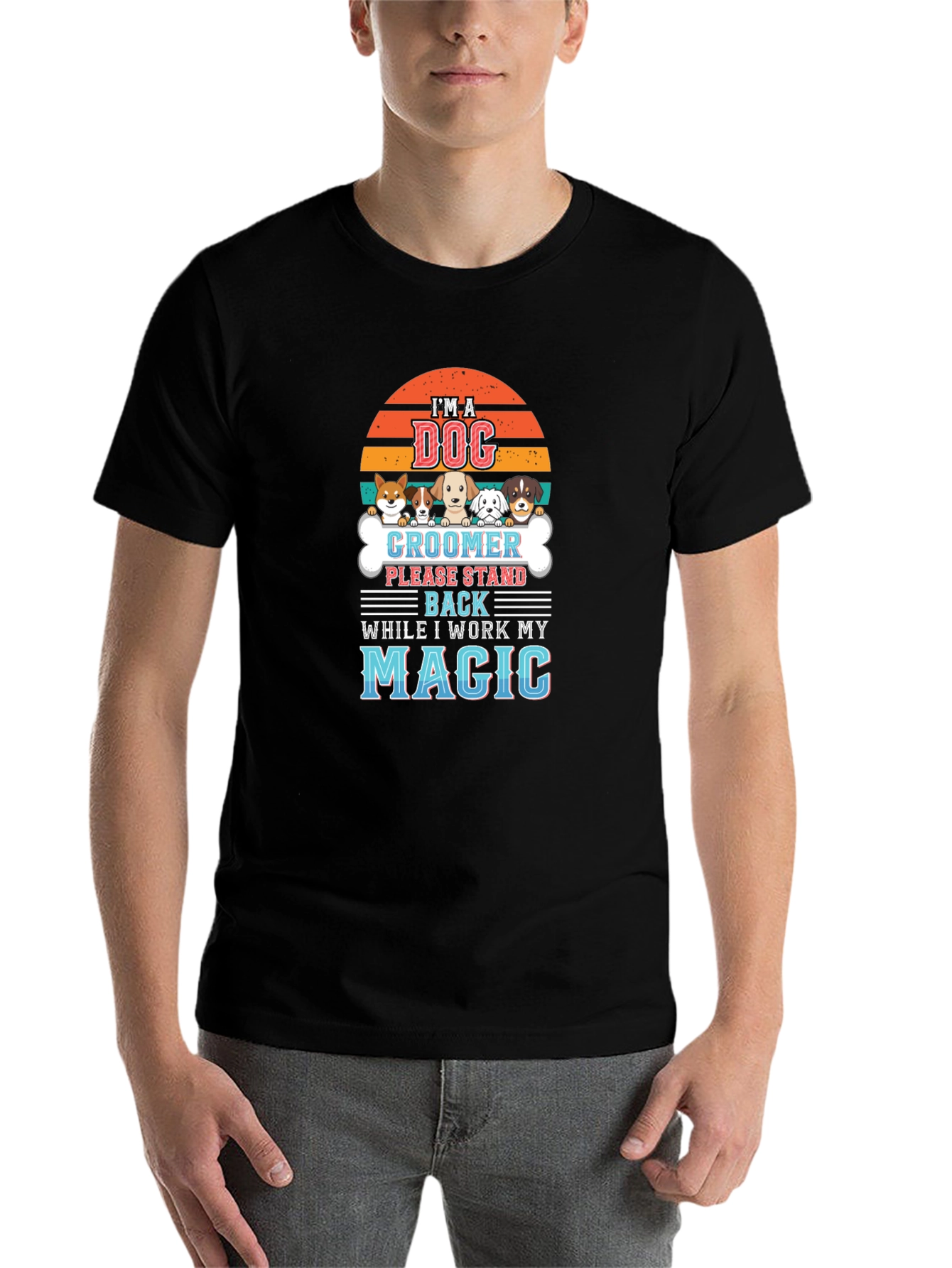 Dog Groomer Magic T-Shirt - Pet Lover Tee