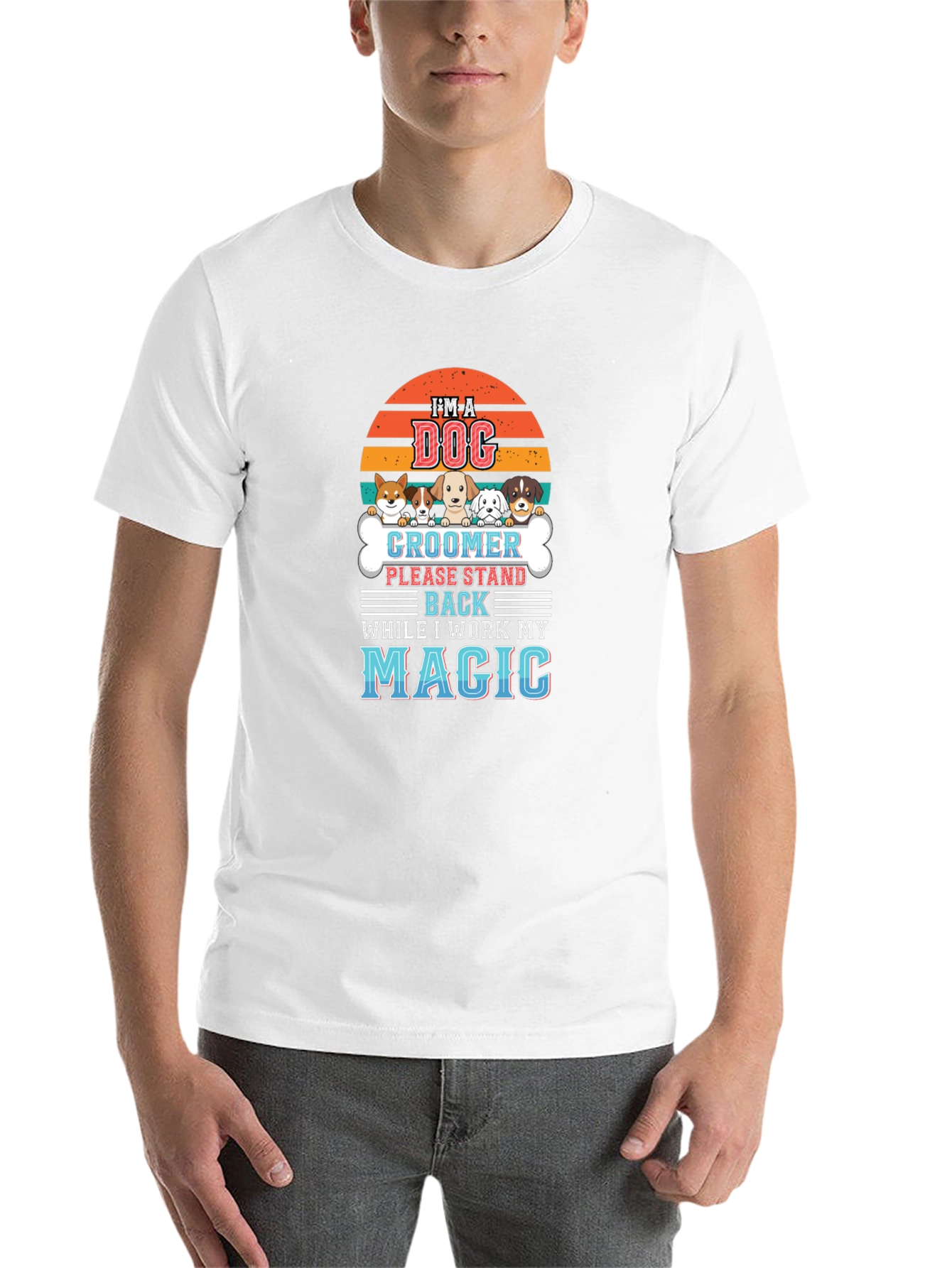Dog Groomer Magic T-Shirt - Pet Lover Tee