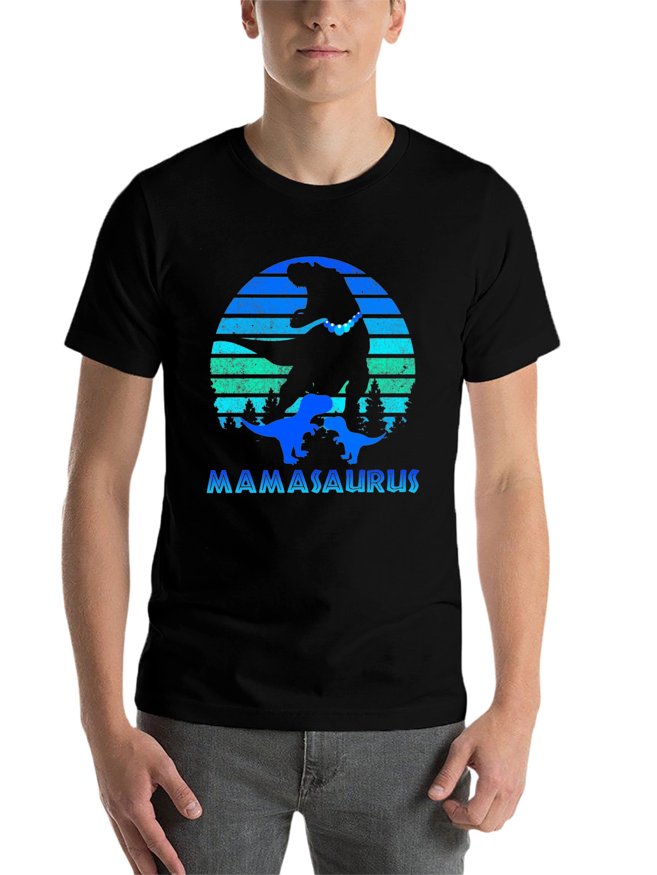 Mamasaurus Dinosaur T-Shirt Mothers Day Gift