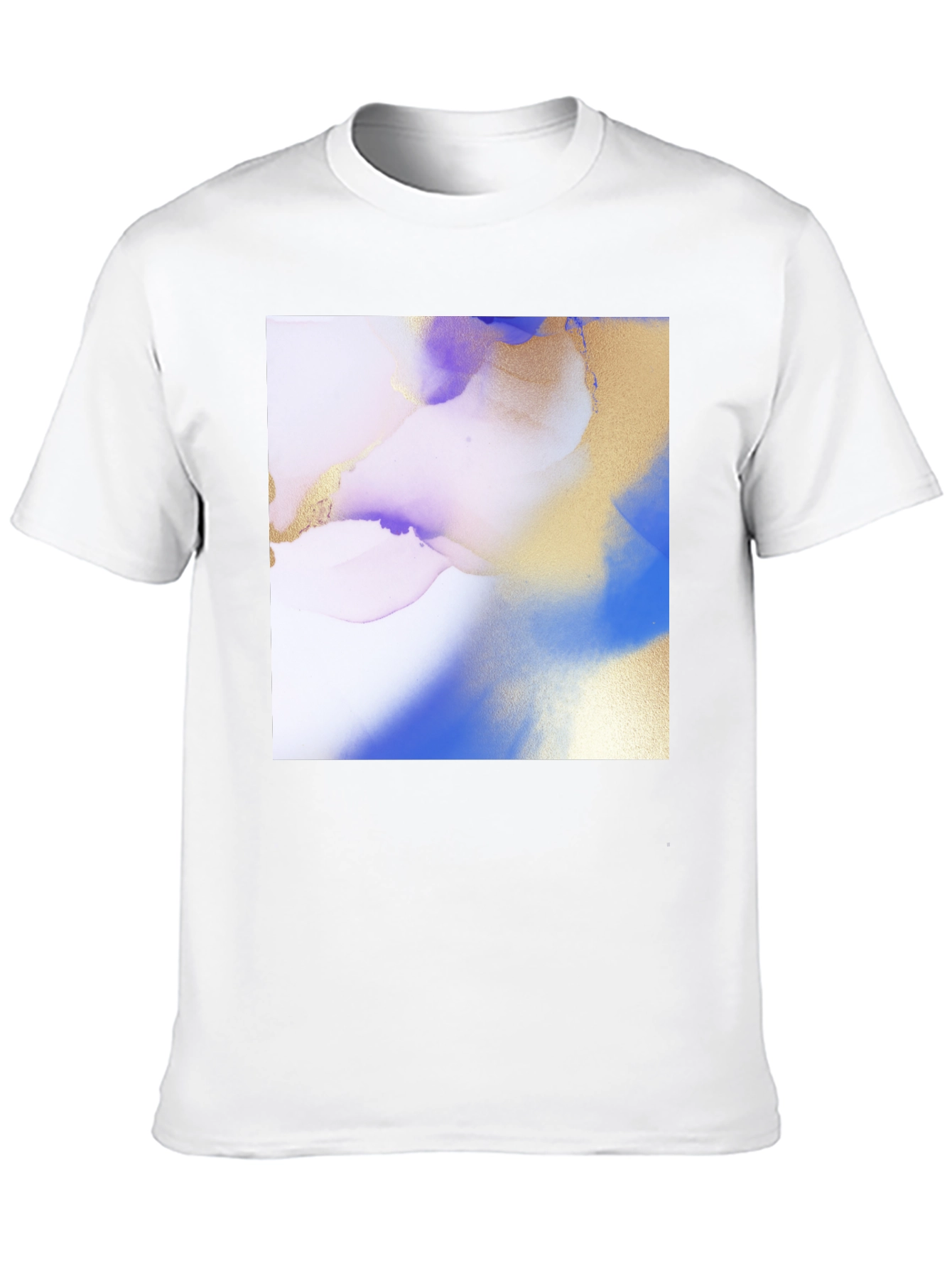 Abstract Art Print Black T-Shirt