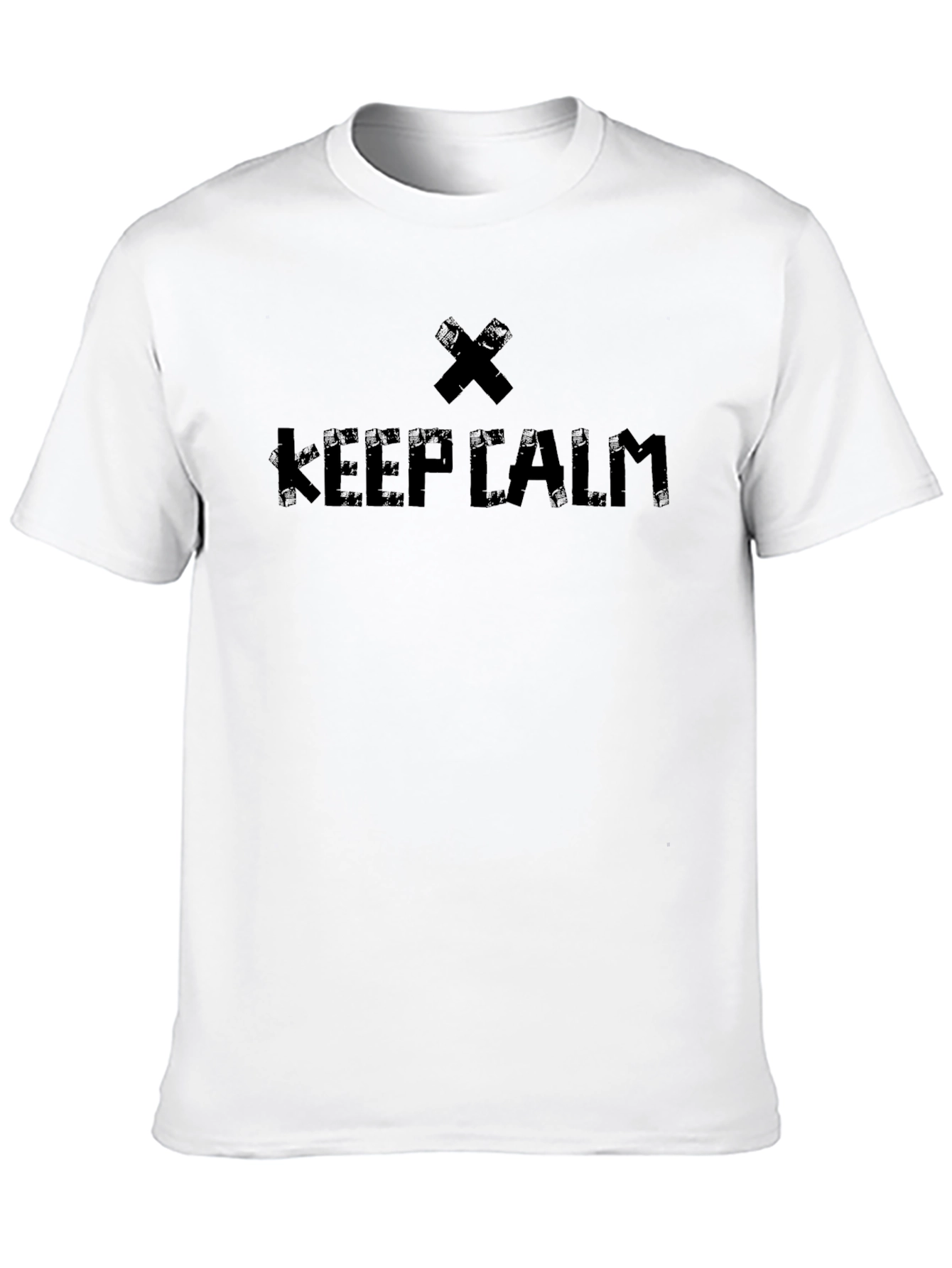 Keep Calm Black Graphic Tee