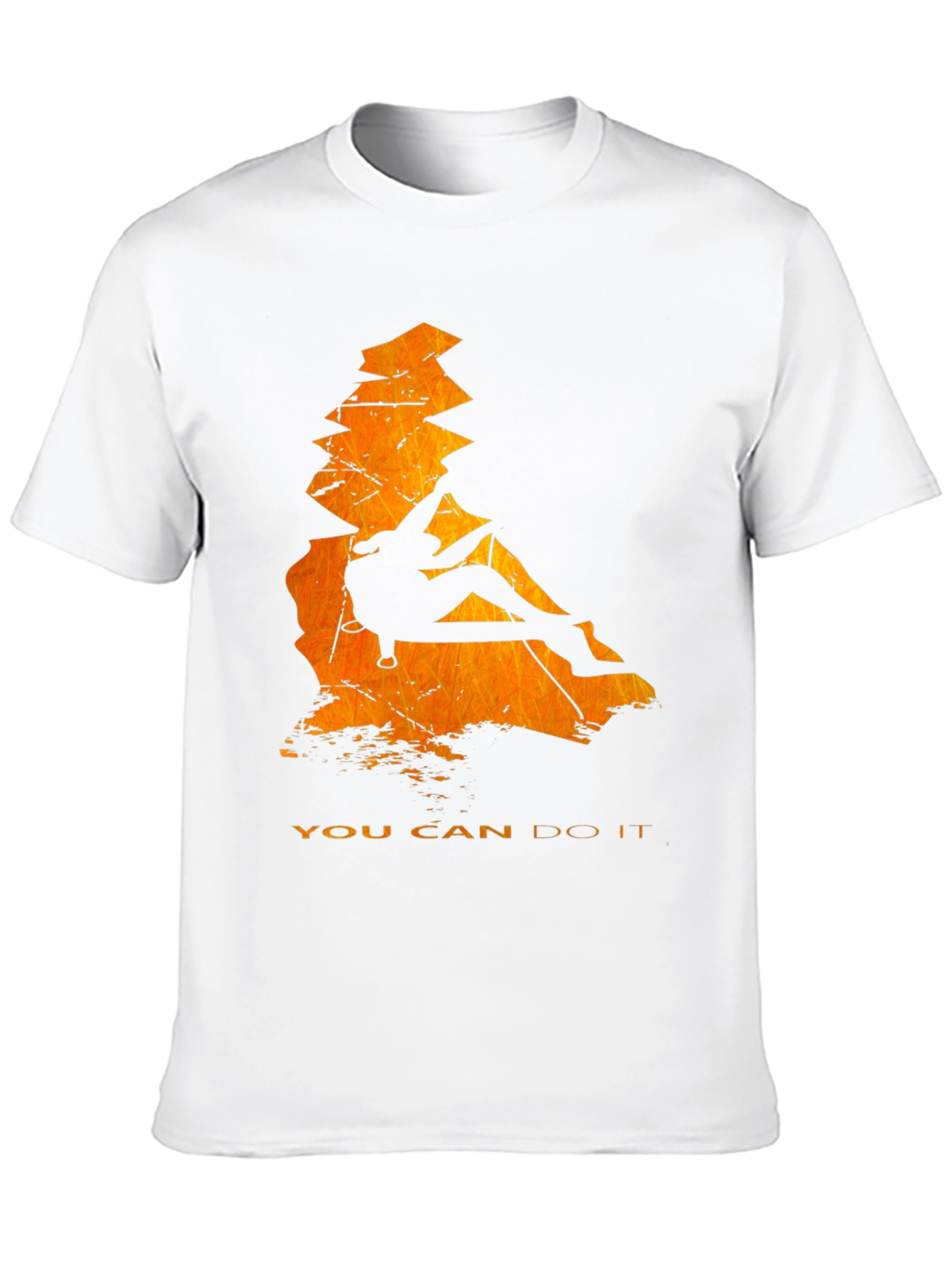 Climbing Silhouette Graphic Tee - You Can Do It