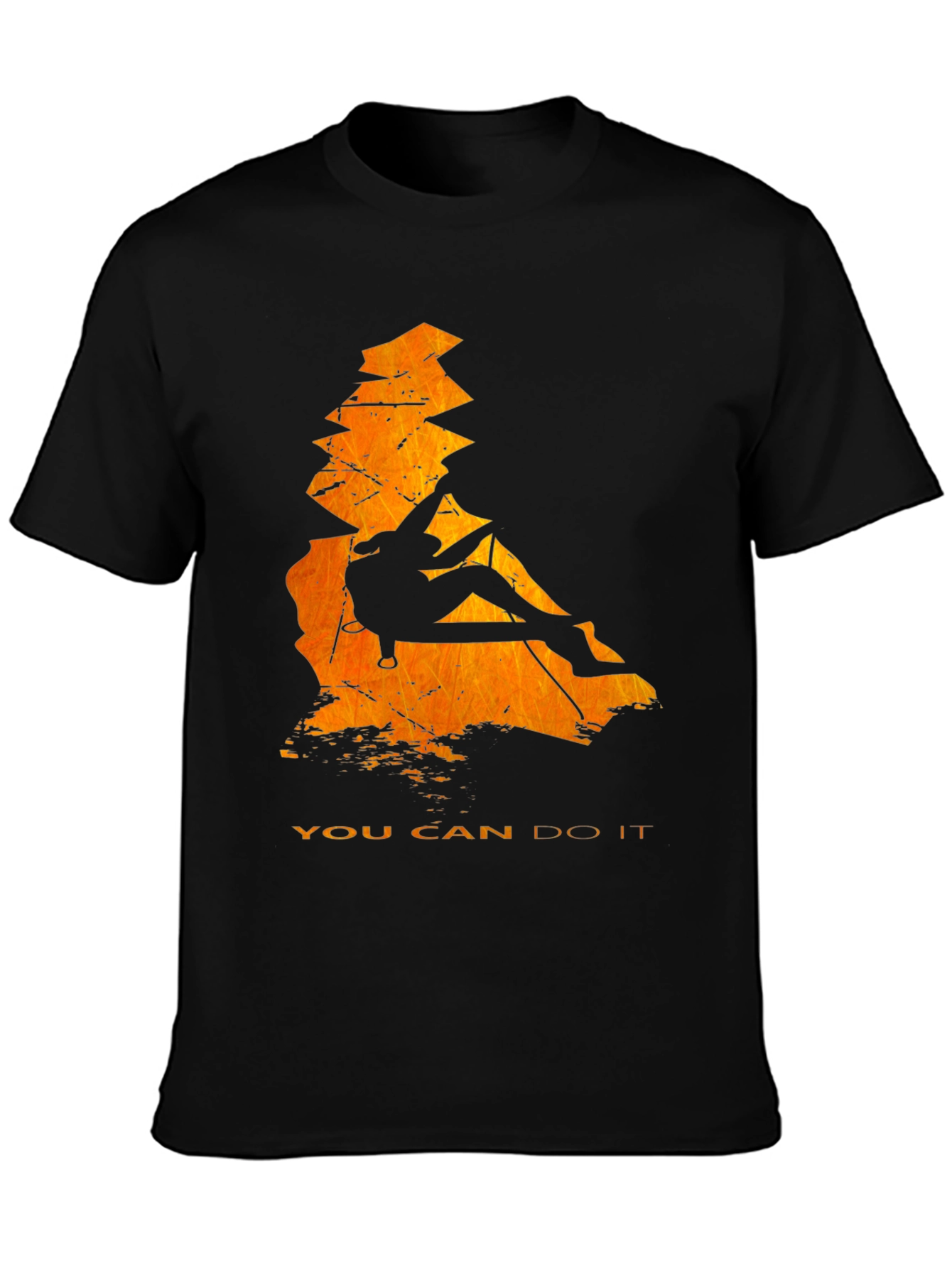 Climbing Silhouette Graphic Tee - You Can Do It
