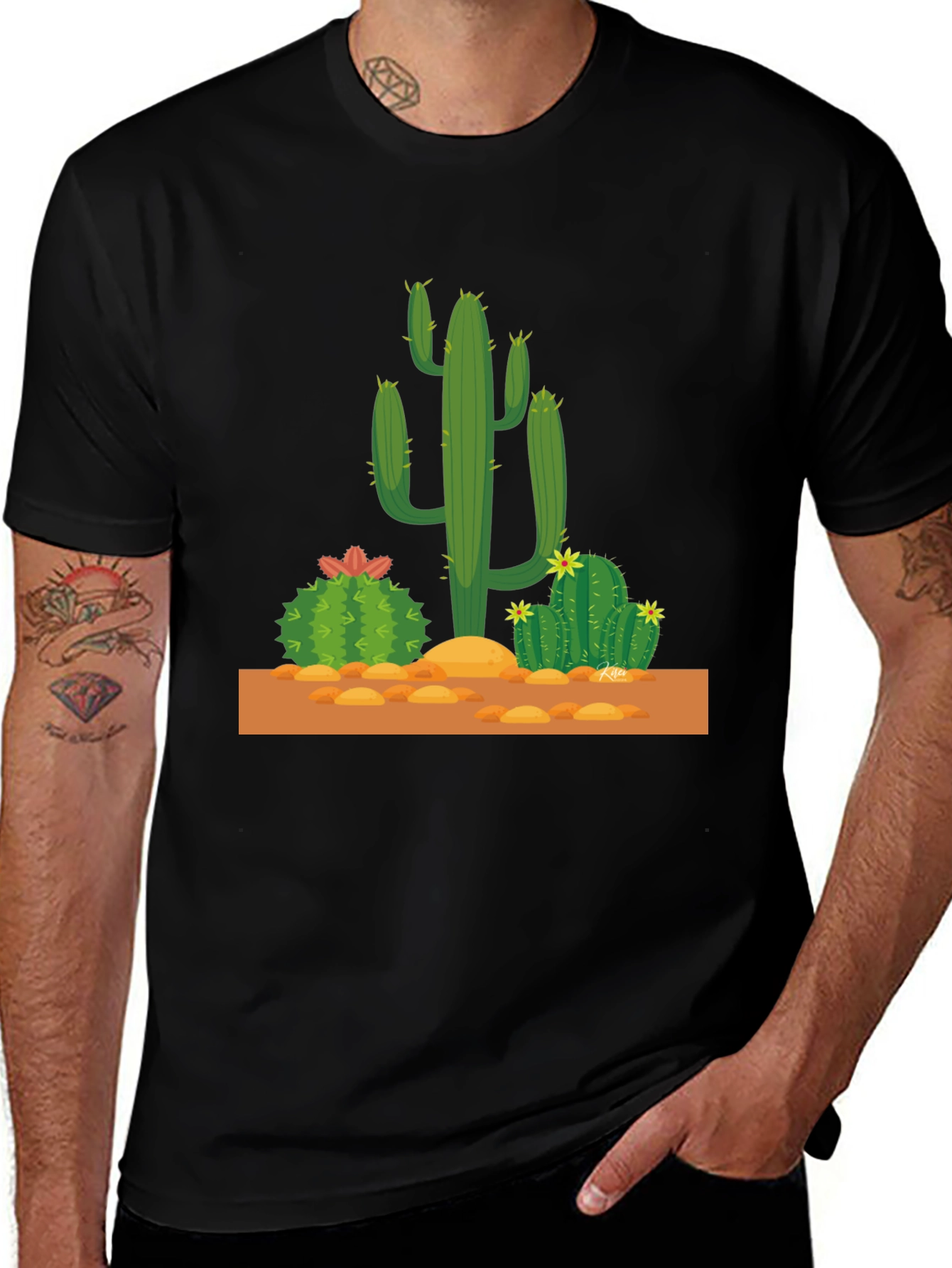 Cactus Graphic Tee - Desert Style