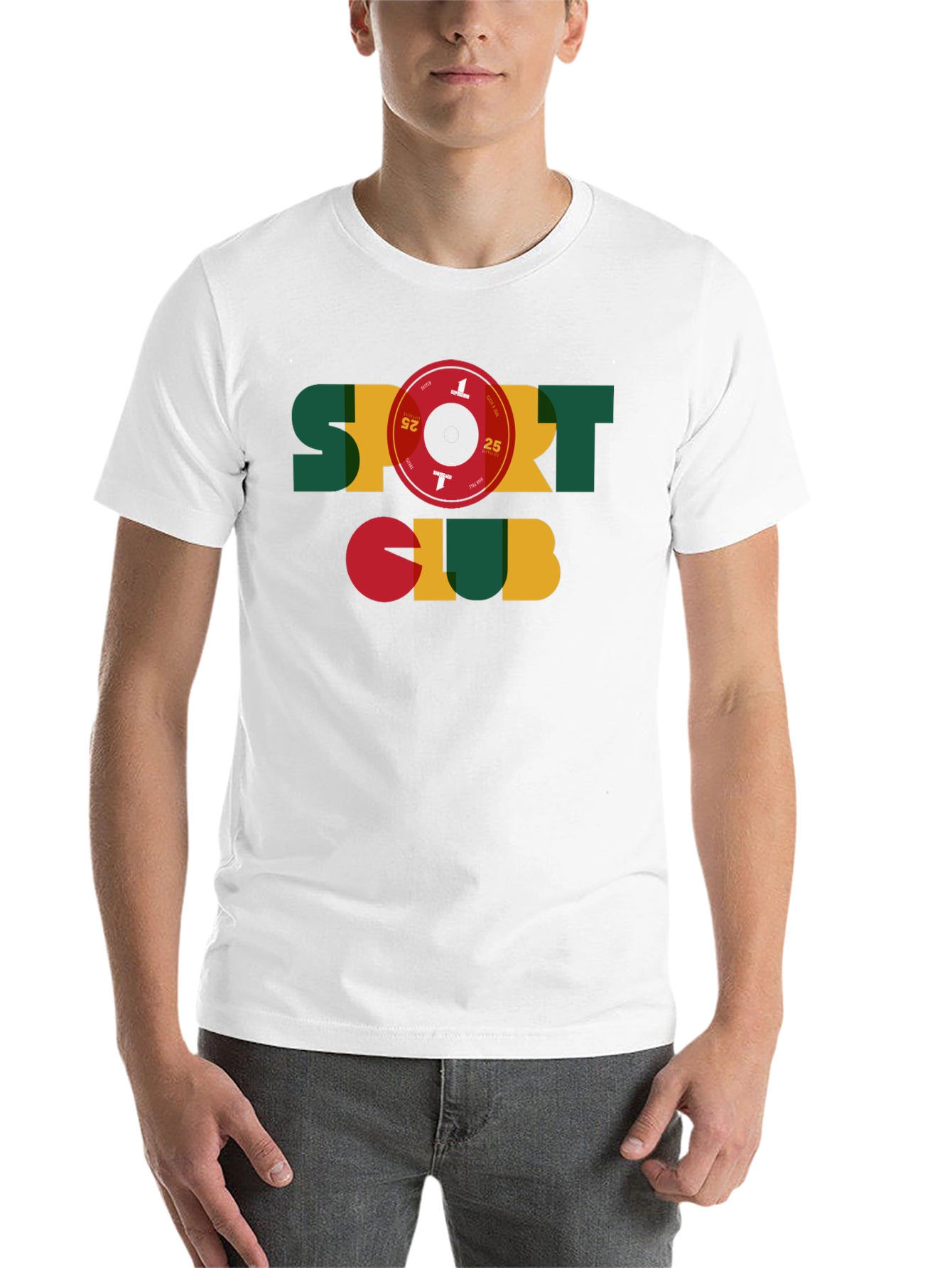 Sport Club Graphic Tee - Fitness Inspired Design