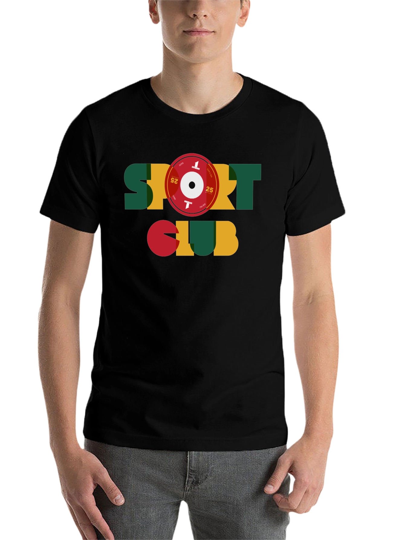 Sport Club Graphic Tee - Fitness Inspired Design