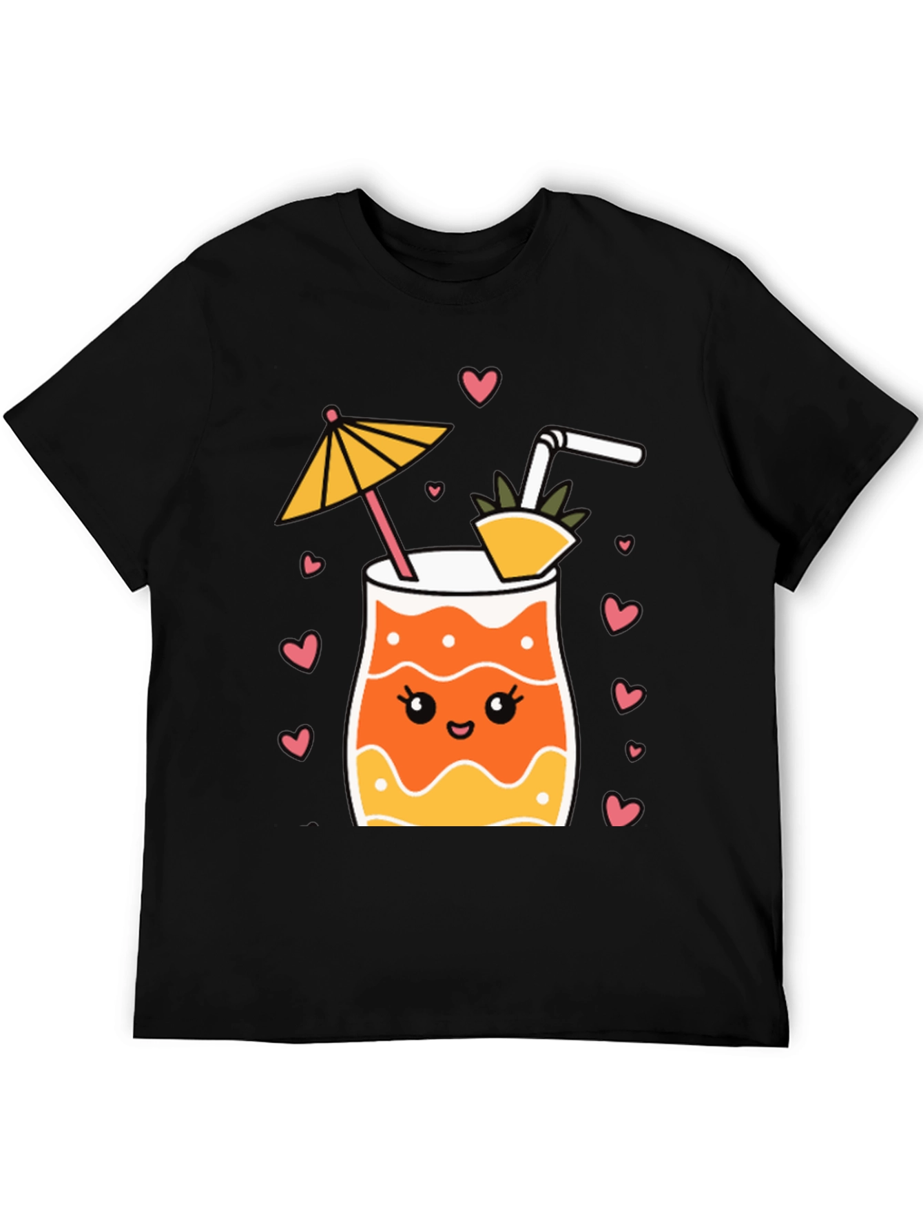 Cute Cocktail Graphic Tee - Summer Vibes!