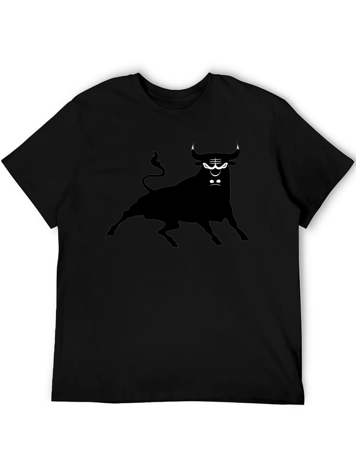 Black Bull Graphic Tee - Unique Design