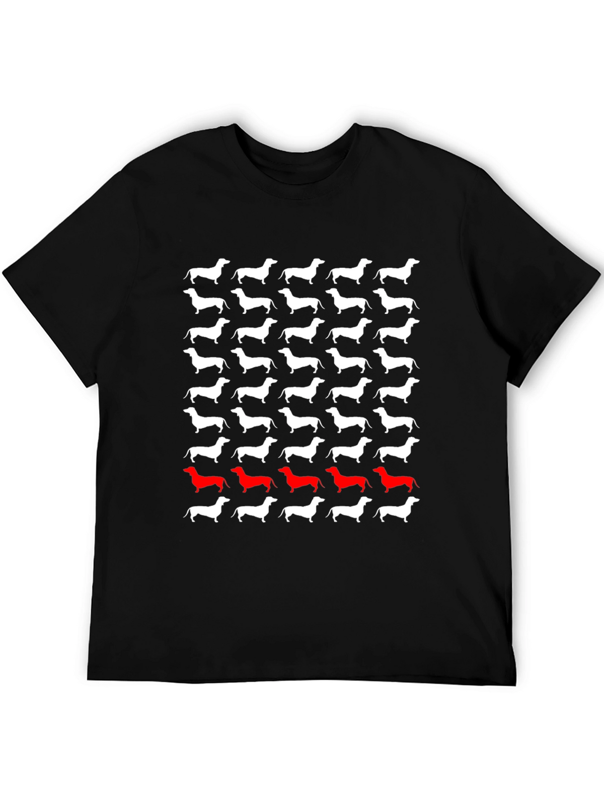Dachshund Dog Pattern T-Shirt