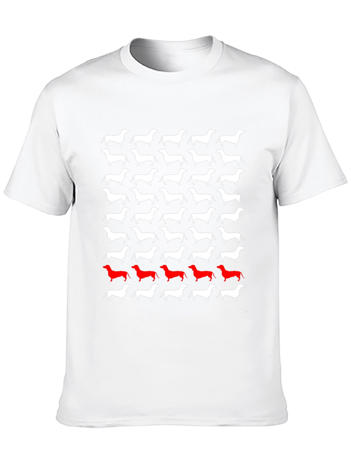 Dachshund Dog Pattern T-Shirt