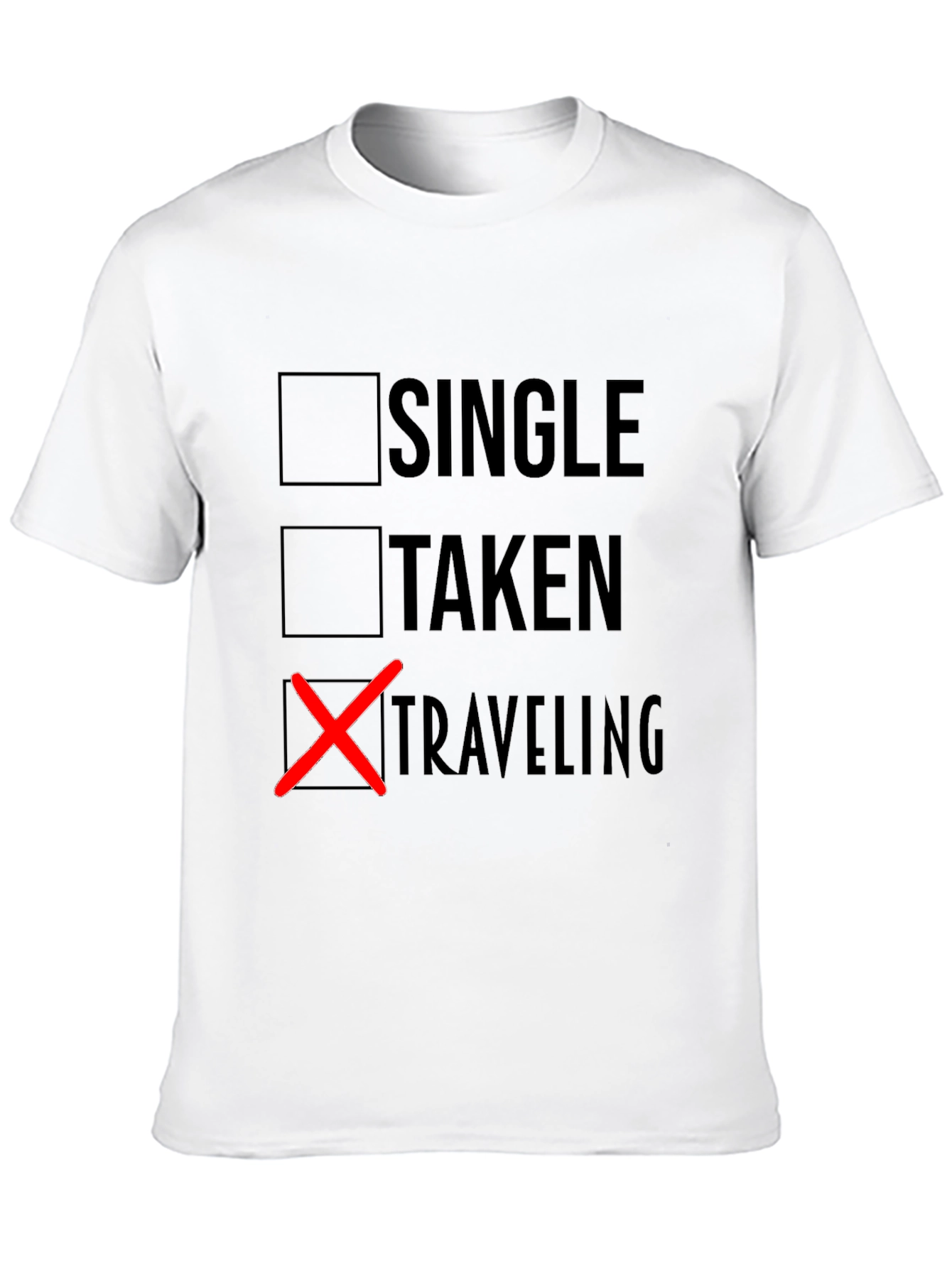Traveling T-Shirt: Single Taken Traveling Design