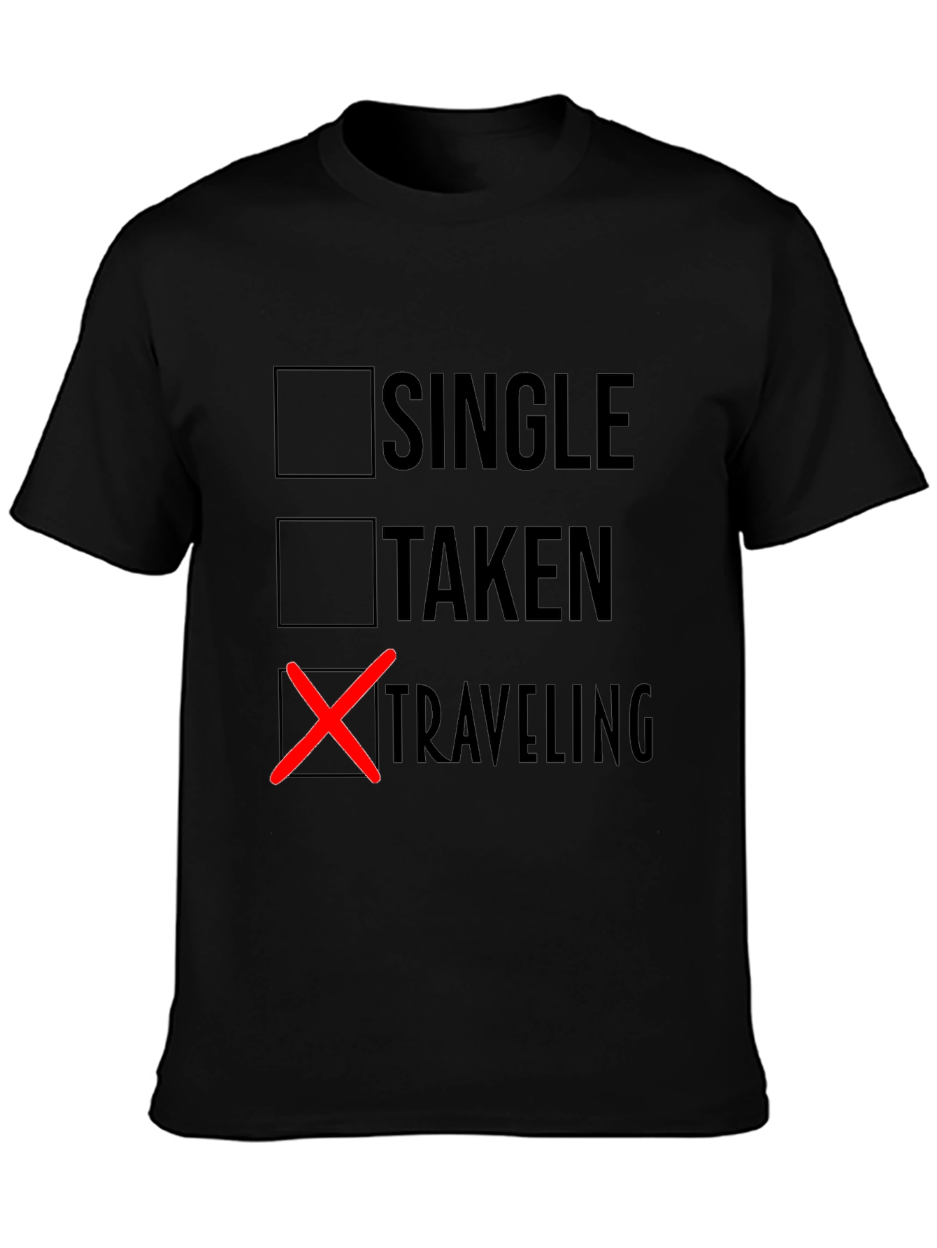 Traveling T-Shirt: Single Taken Traveling Design