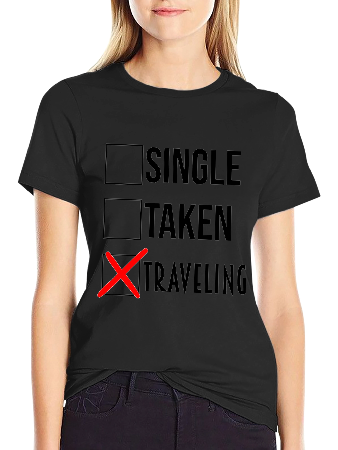 Traveling T-Shirt: Single Taken Traveling Design