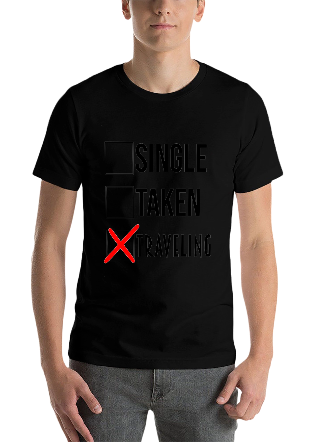 Traveling T-Shirt: Single Taken Traveling Design