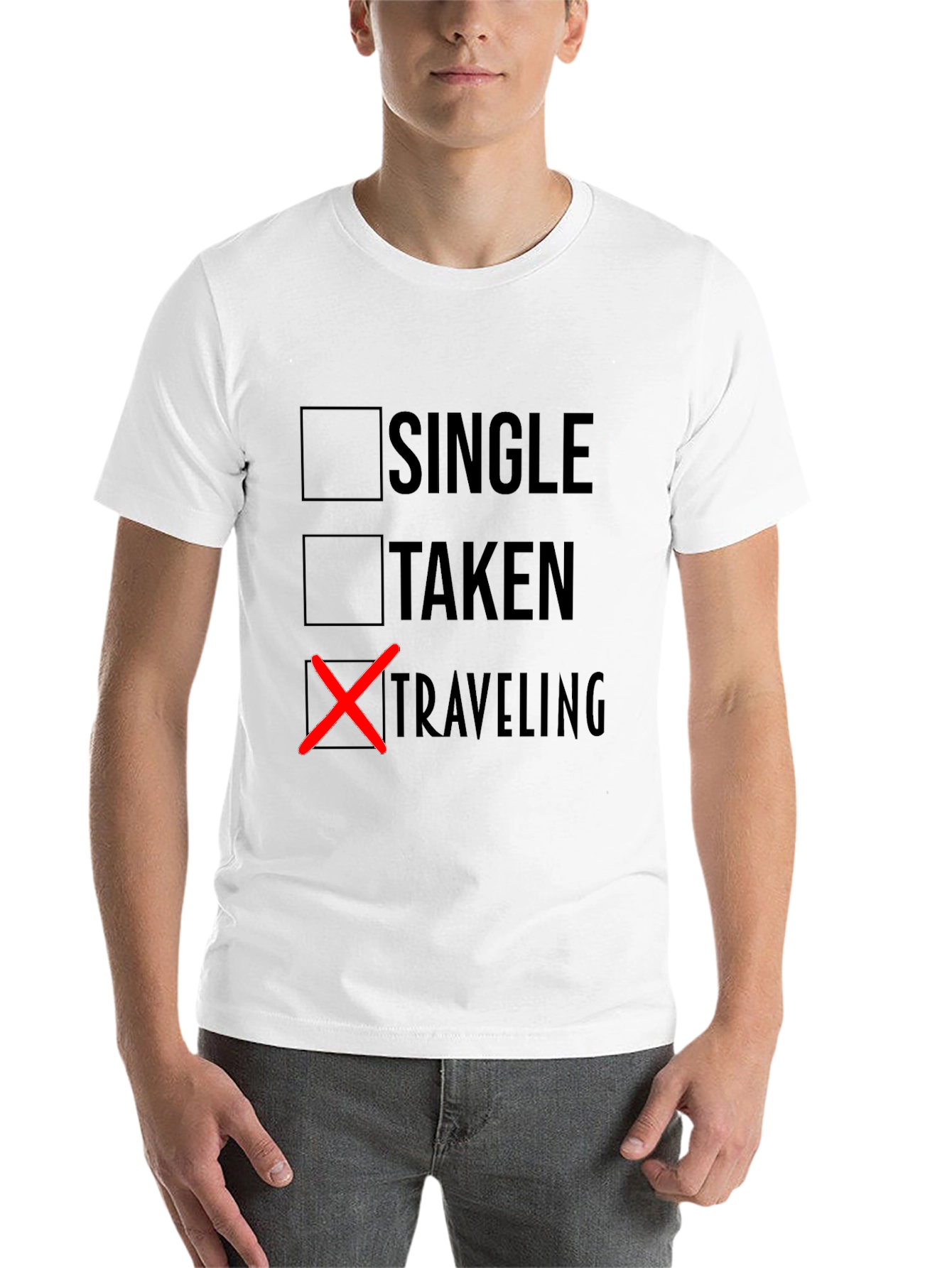 Traveling T-Shirt: Single Taken Traveling Design