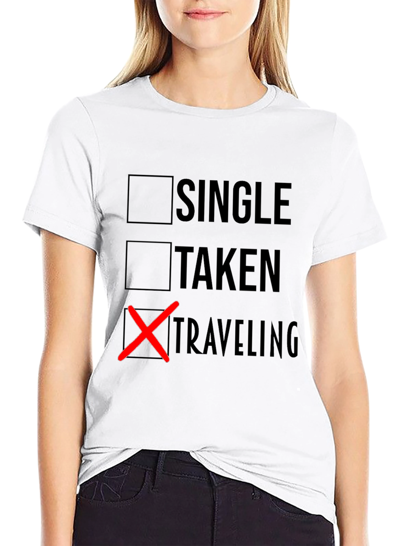Traveling T-Shirt: Single Taken Traveling Design
