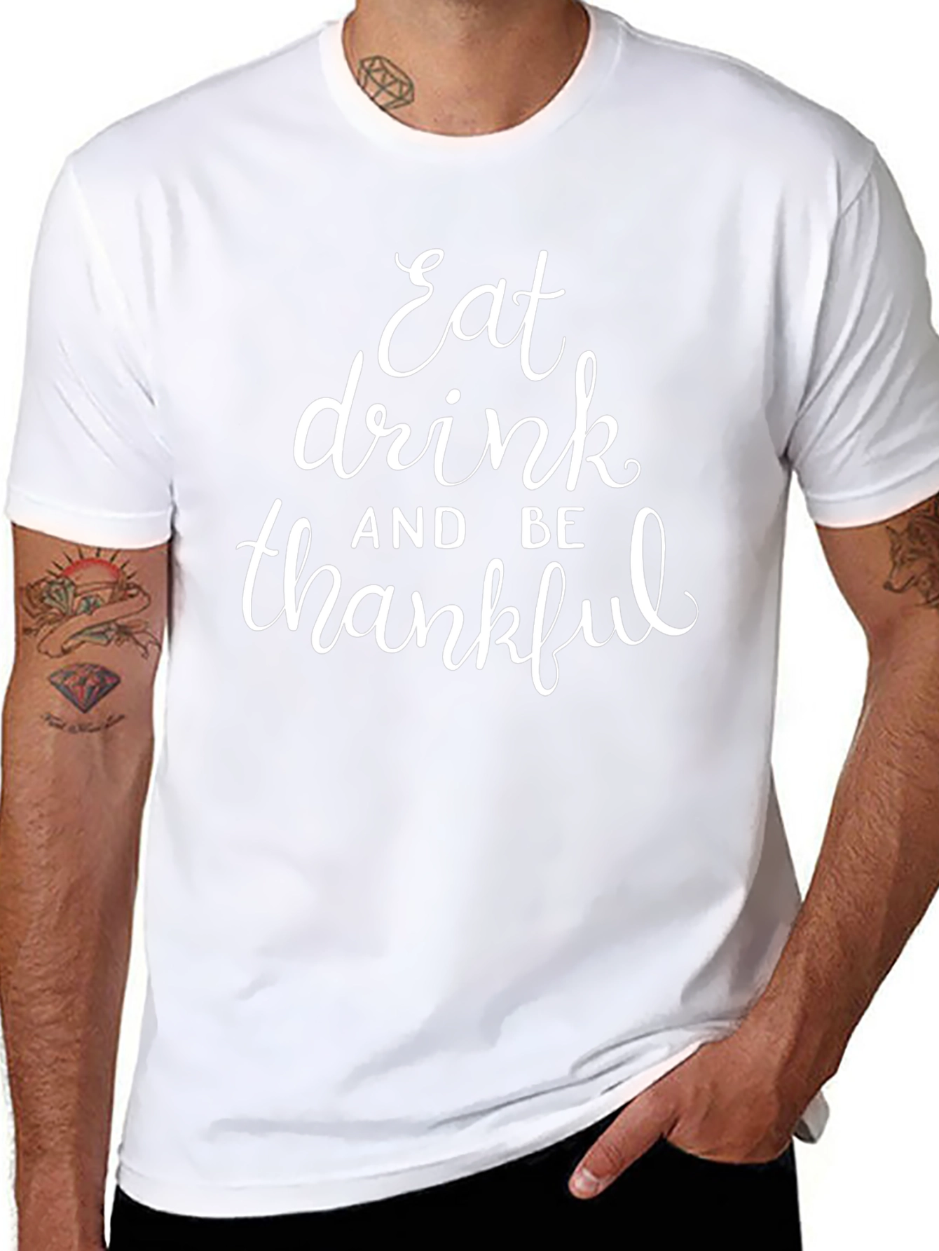 Eat Drink and Be Thankful T-Shirt