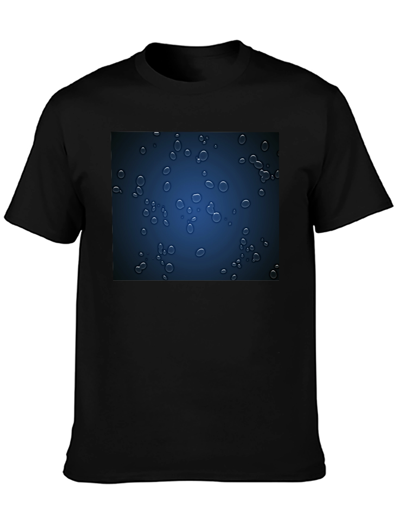 Modern Water Drop Pattern T-Shirt