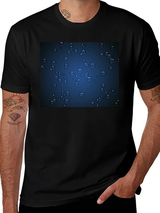 Modern Water Drop Pattern T-Shirt