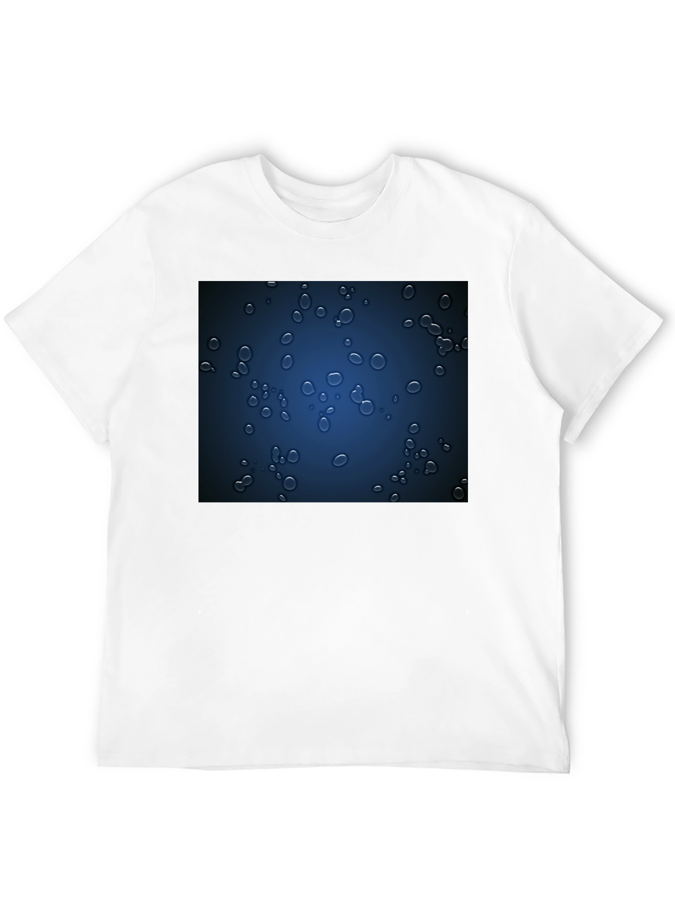 Modern Water Drop Pattern T-Shirt