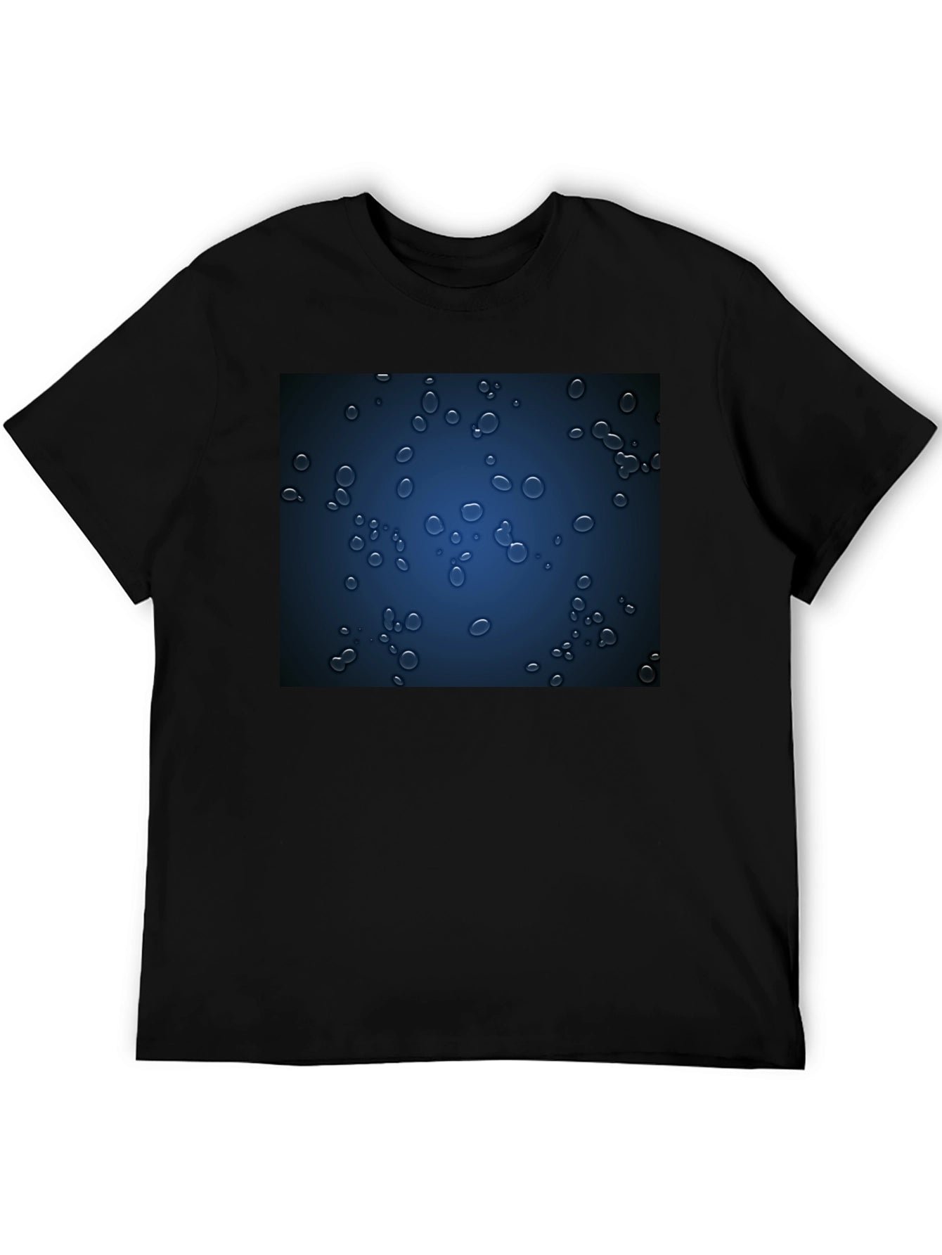 Modern Water Drop Pattern T-Shirt
