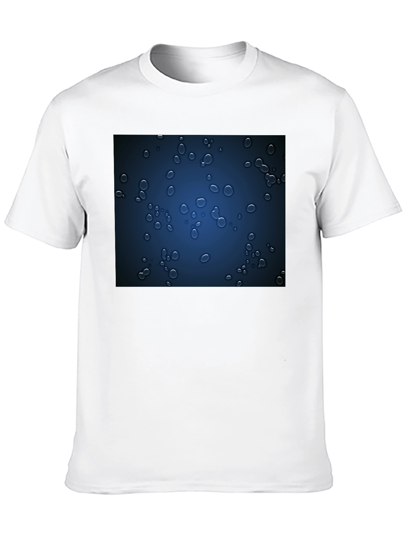 Modern Water Drop Pattern T-Shirt