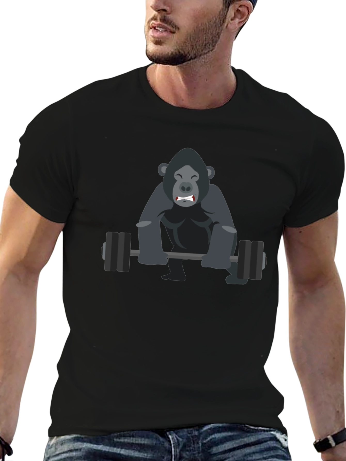 Gorilla Gym T-Shirt - Black