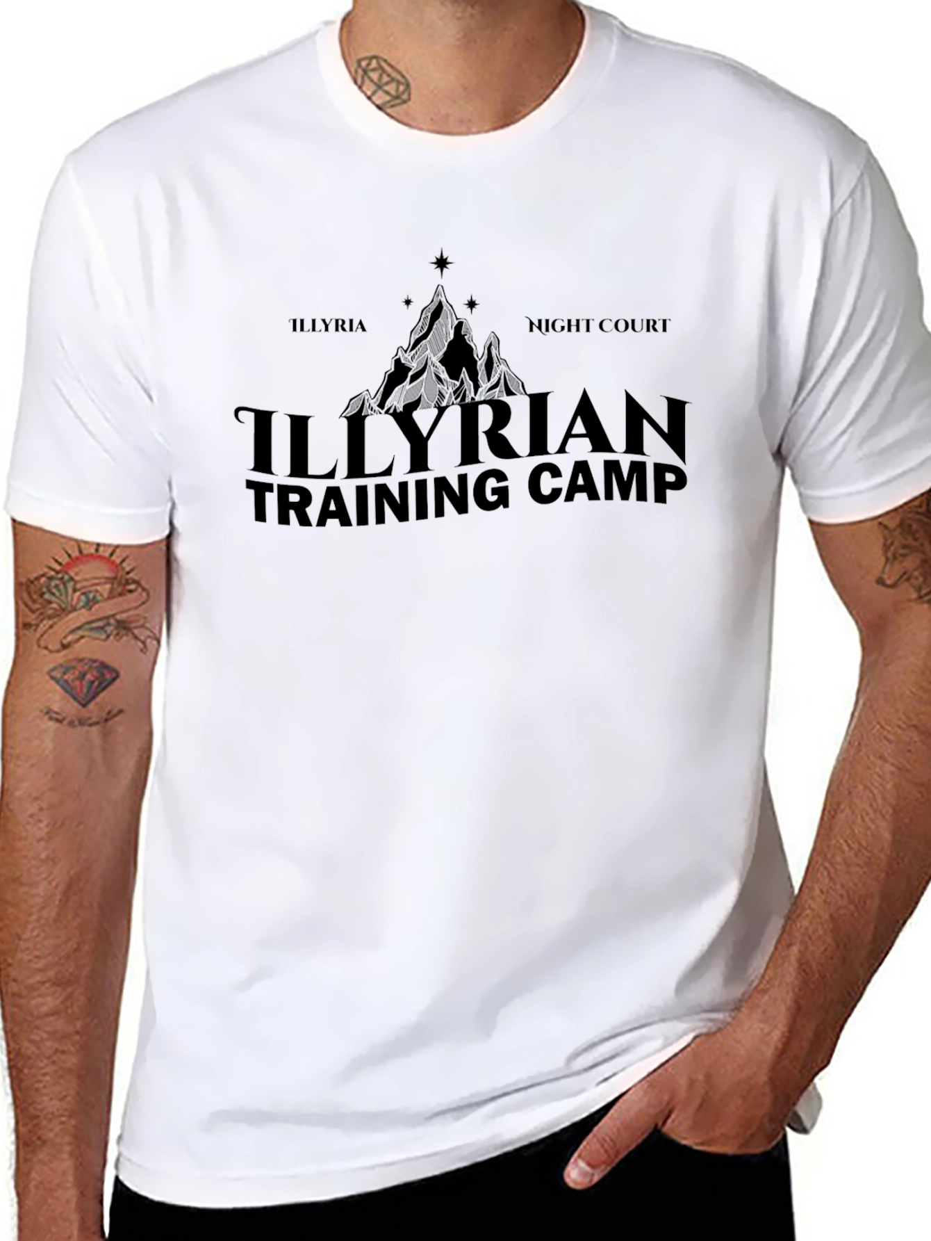 Illyrian Training Camp T-Shirt - Night Court Design